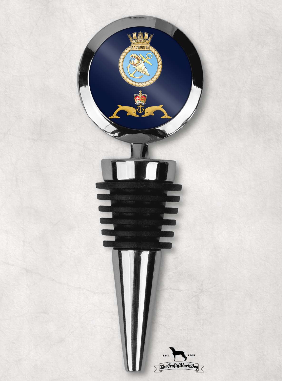 HMS Anchorite - Wine Bottle Stopper