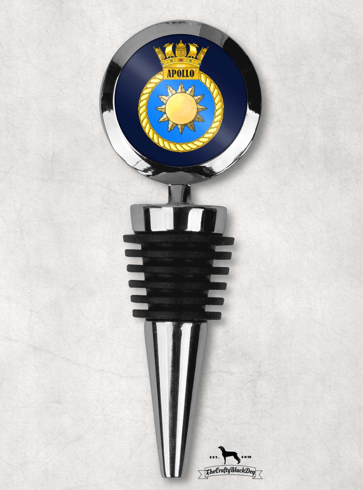 HMS Apollo - Wine Bottle Stopper