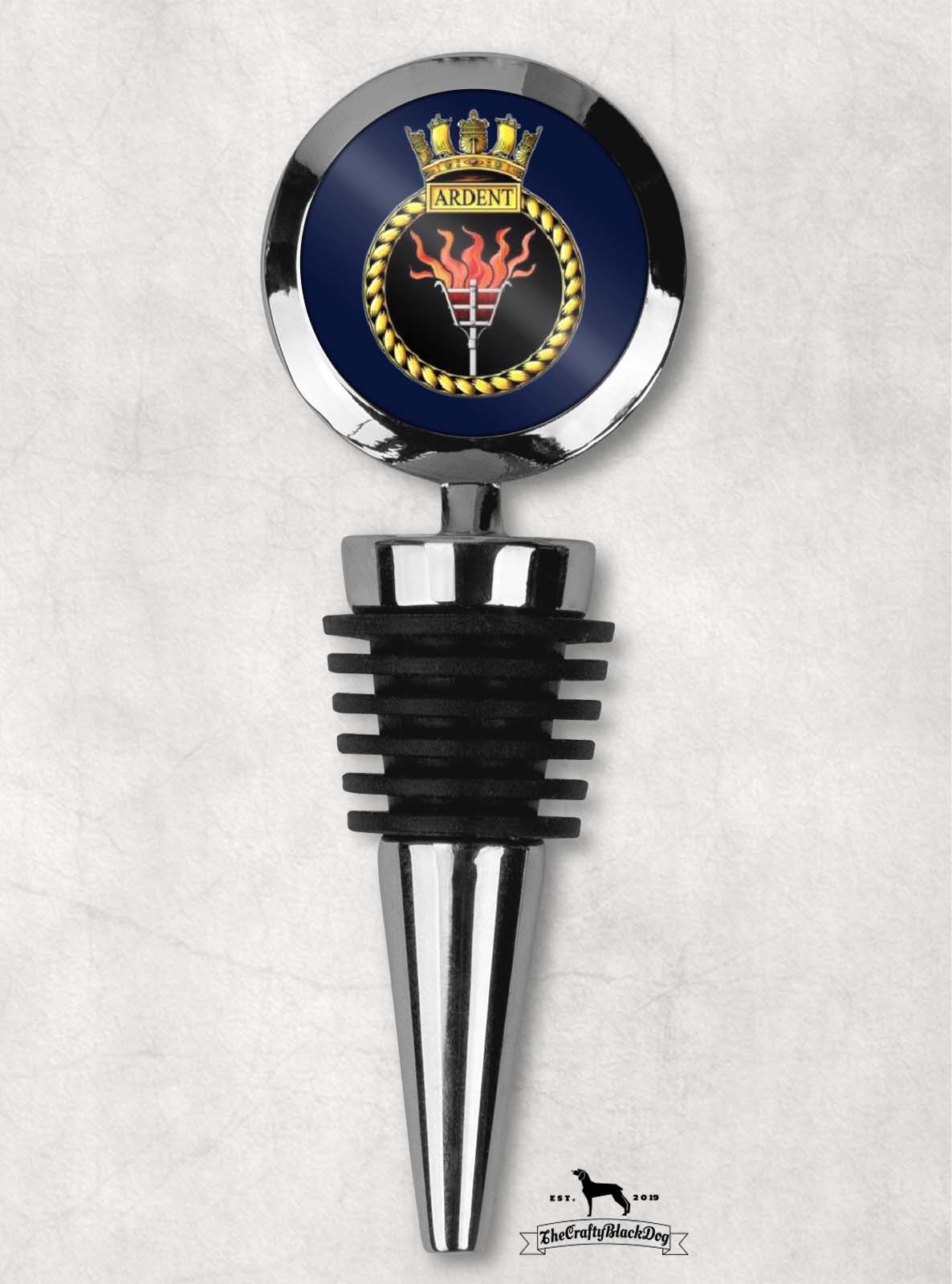 HMS Ardent - Wine Bottle Stopper