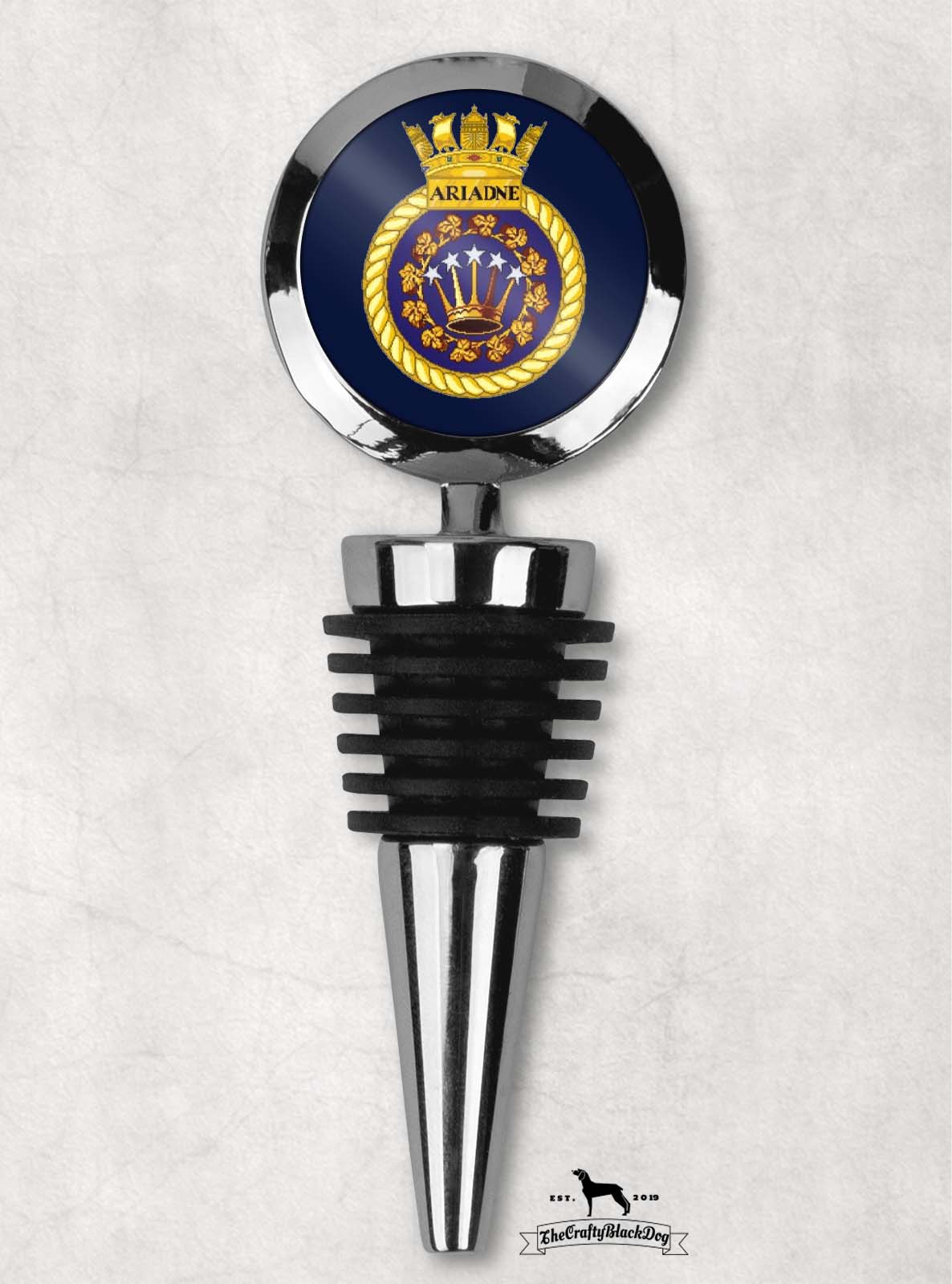 HMS Ariadne - Wine Bottle Stopper