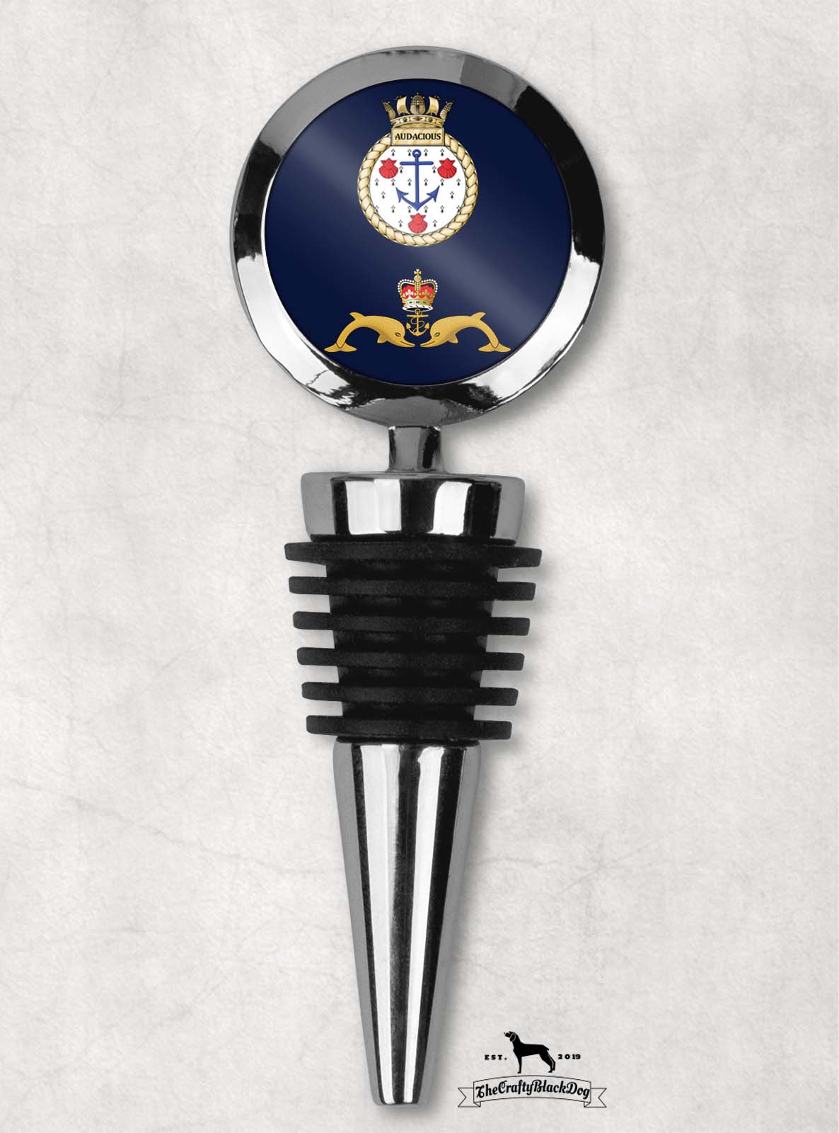 HMS Audacious - Wine Bottle Stopper