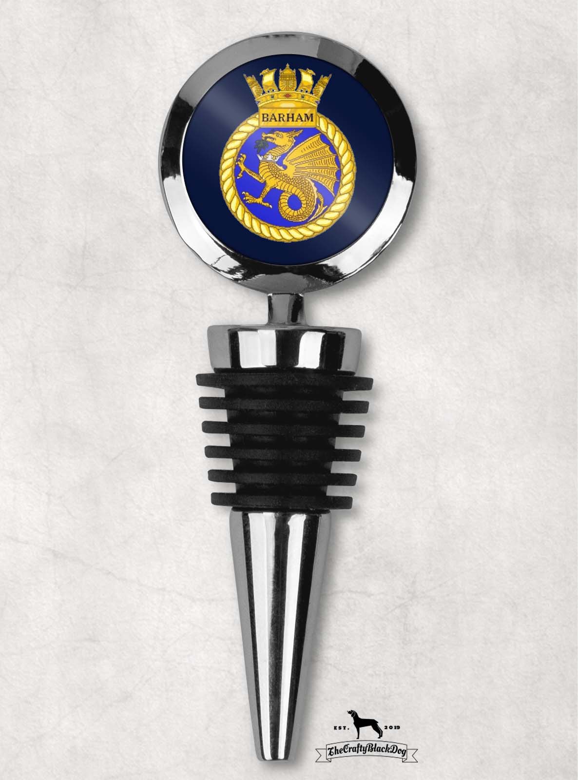HMS Barham - Wine Bottle Stopper