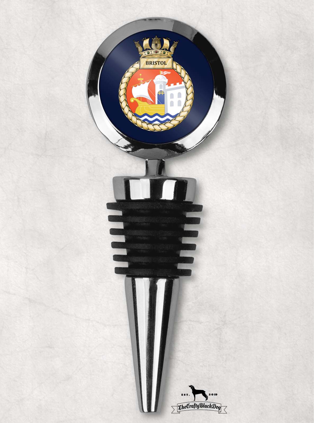 HMS Bristol - Wine Bottle Stopper