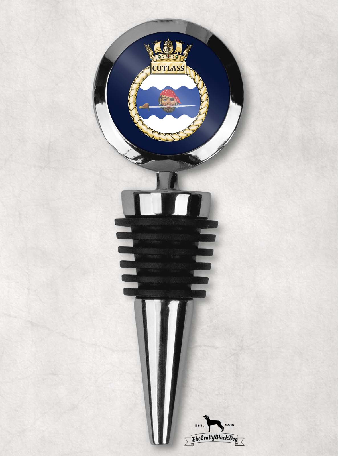 HMS Cutlass - Wine Bottle Stopper