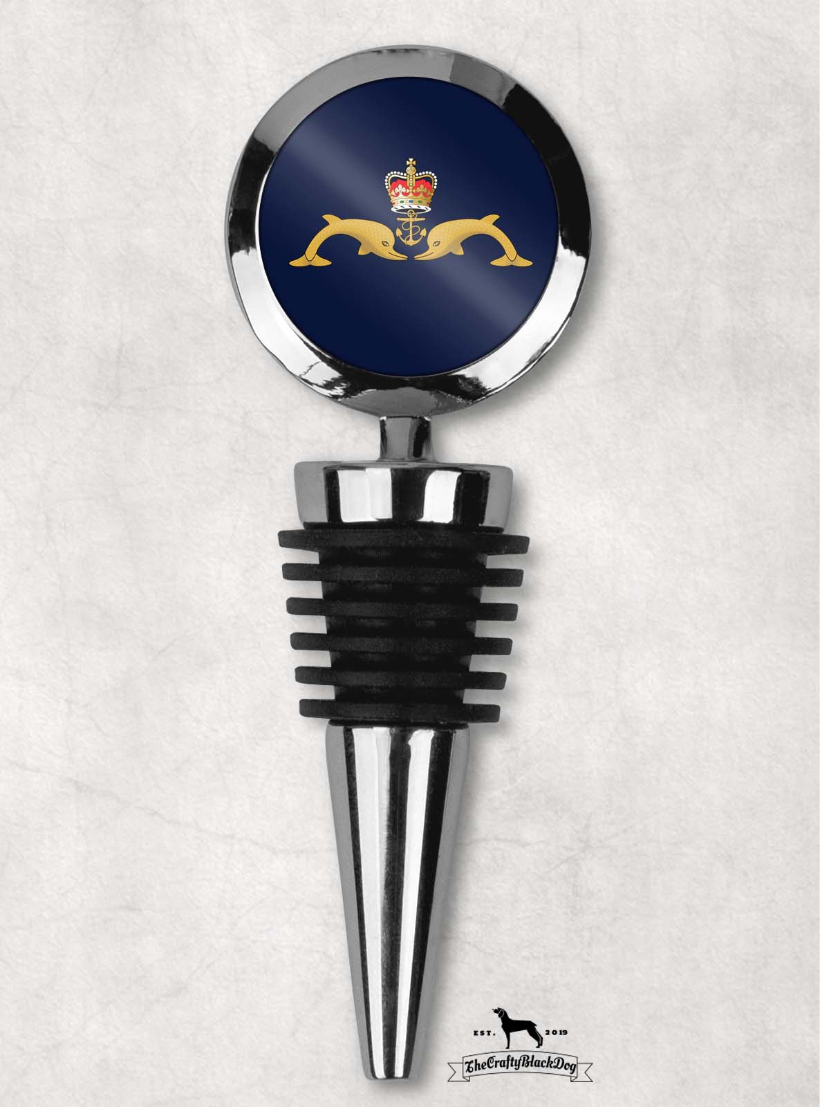 Submariner Dolphins - Wine Bottle Stopper