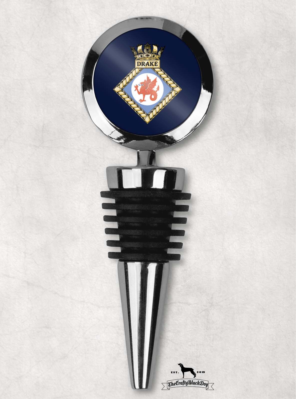 HMS Drake (HMNB Devonport) - Wine Bottle Stopper
