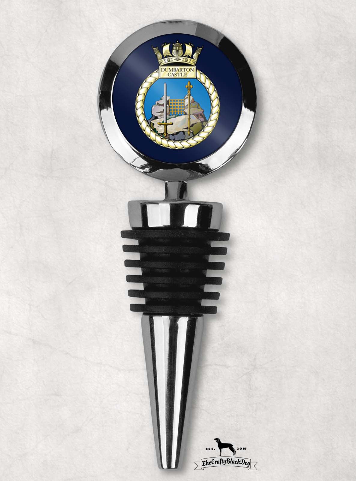 HMS Dumbarton Castle - Wine Bottle Stopper