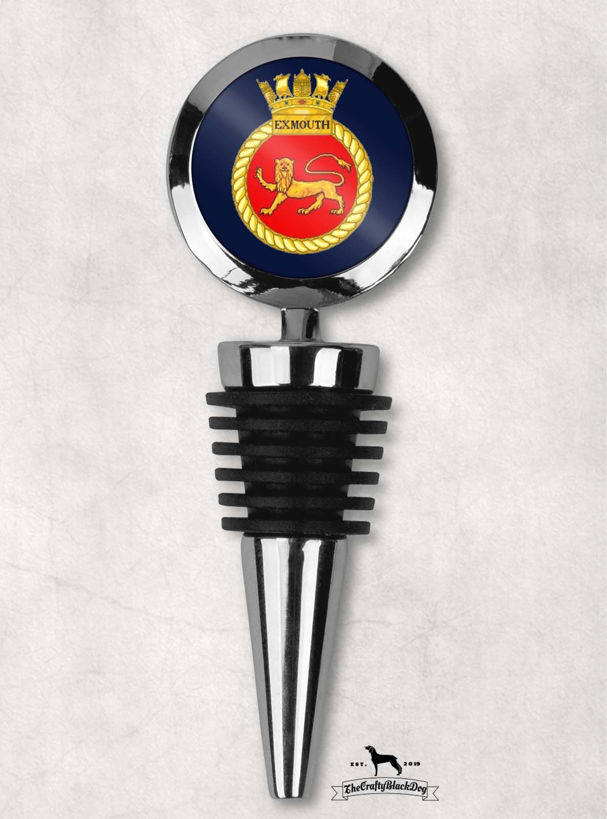 HMS Exmouth - Wine Bottle Stopper