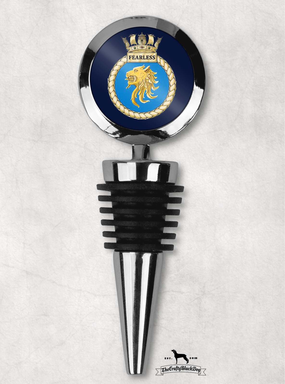 HMS Fearless - Wine Bottle Stopper