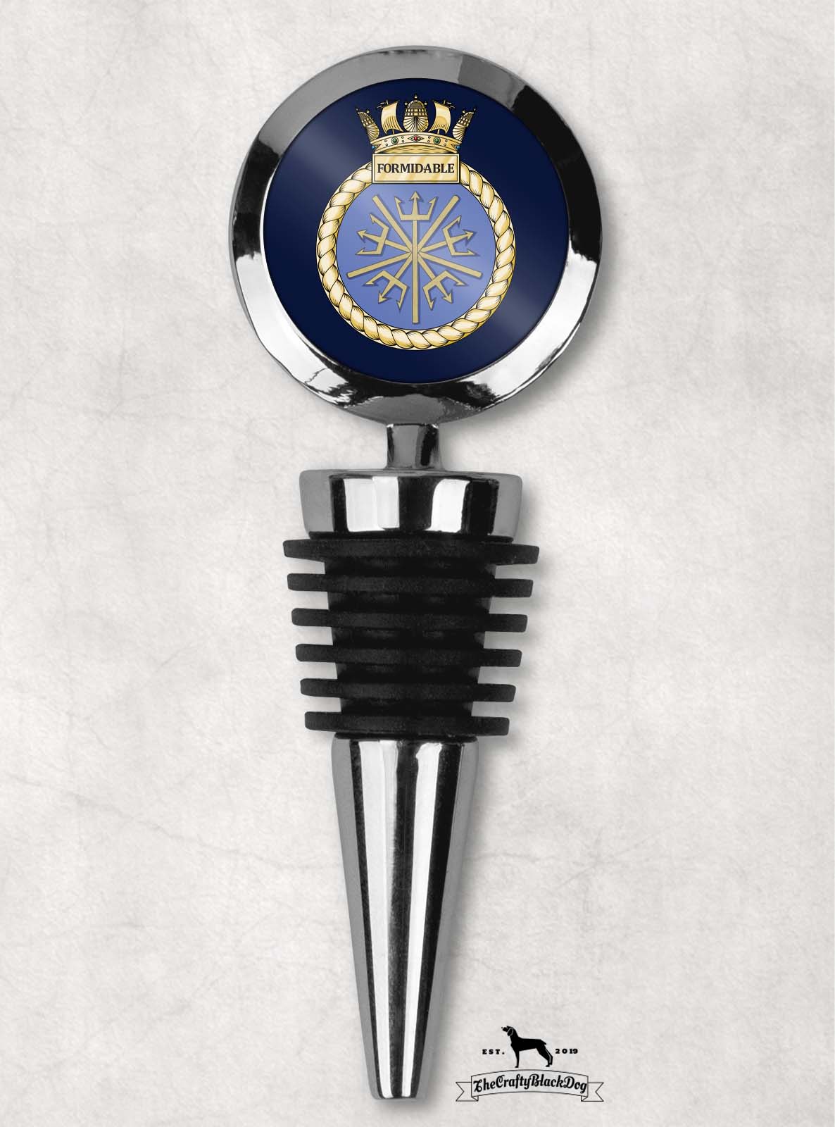 HMS Formidable - Wine Bottle Stopper