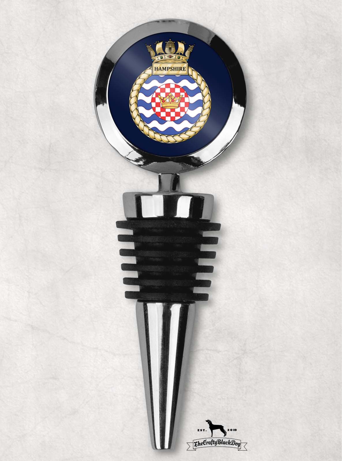 HMS Hampshire - Wine Bottle Stopper