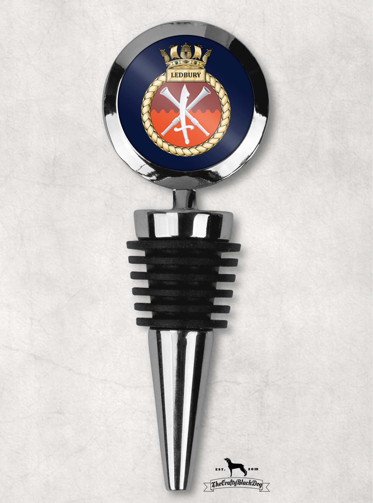 HMS Ledbury - Wine Bottle Stopper
