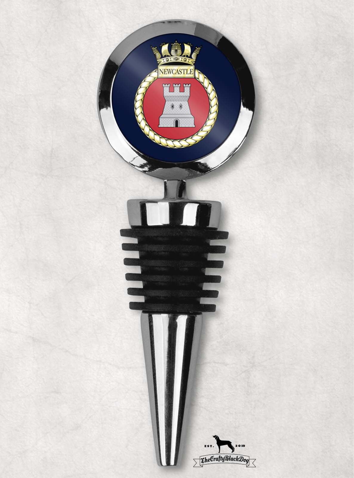 HMS Newcastle - Wine Bottle Stopper