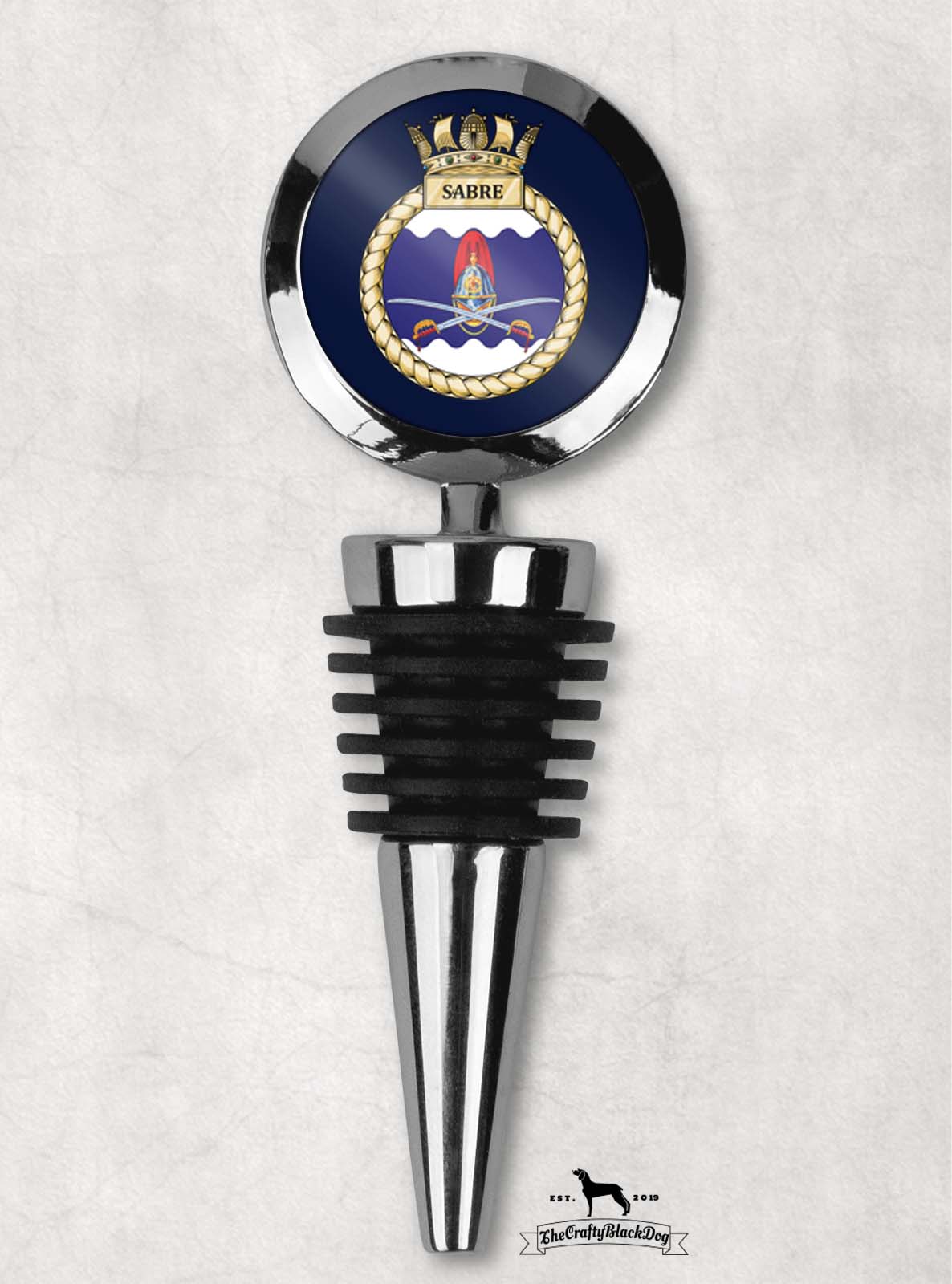 HMS Sabre - Wine Bottle Stopper