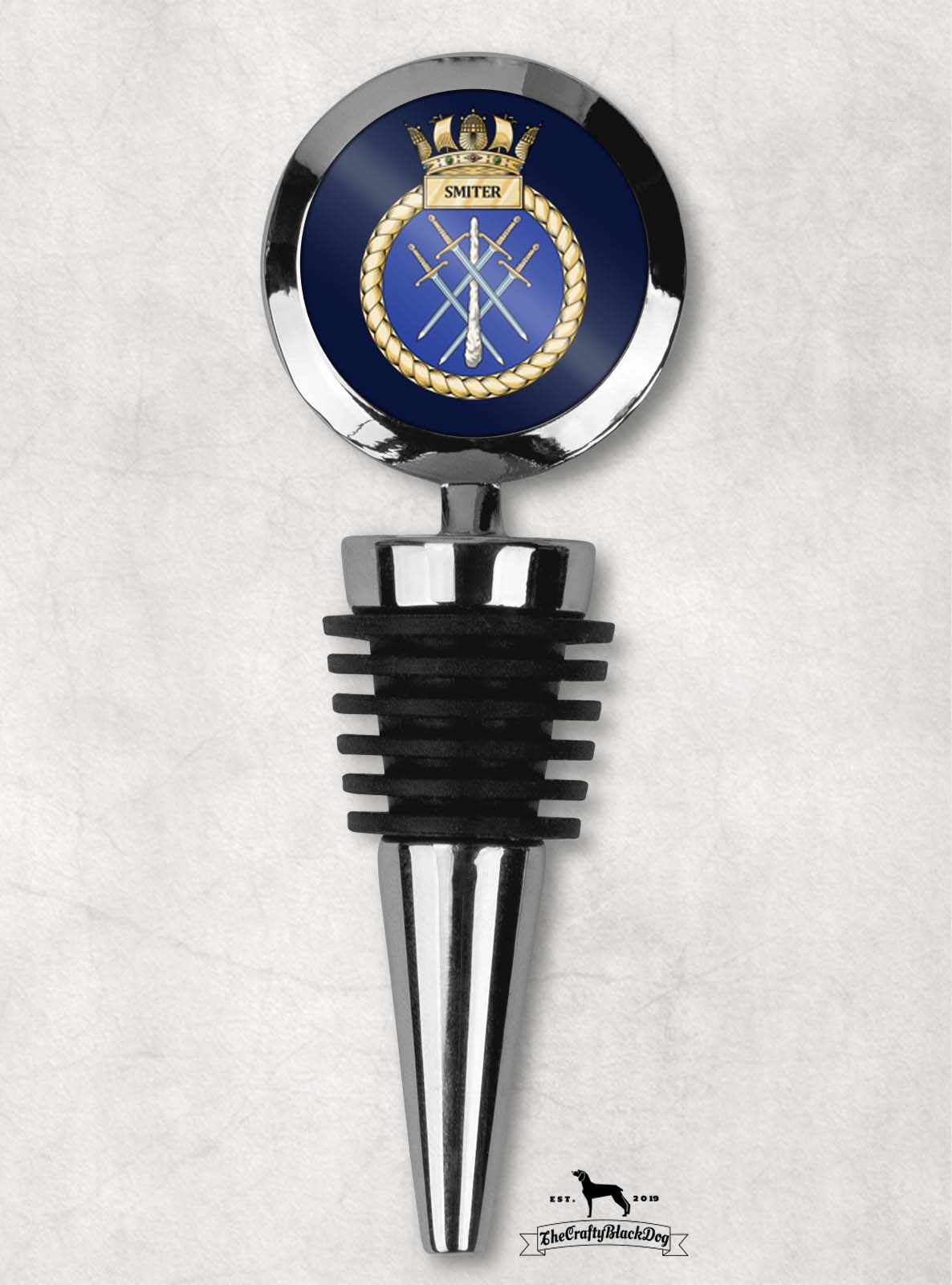 HMS Smiter - Wine Bottle Stopper