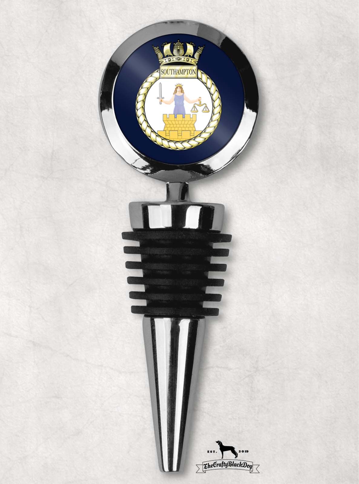 HMS Southampton - Wine Bottle Stopper
