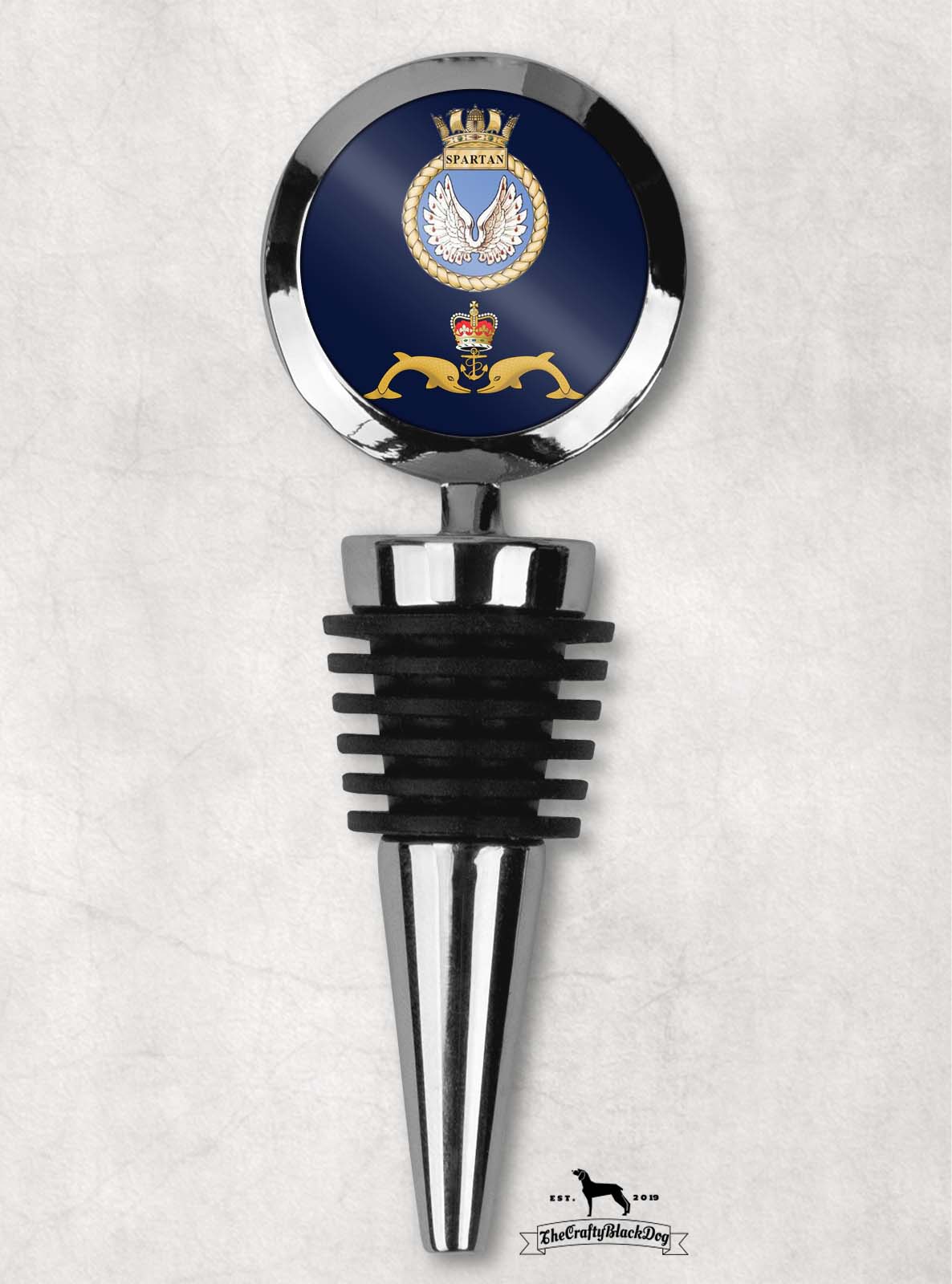 HMS Spartan - Wine Bottle Stopper