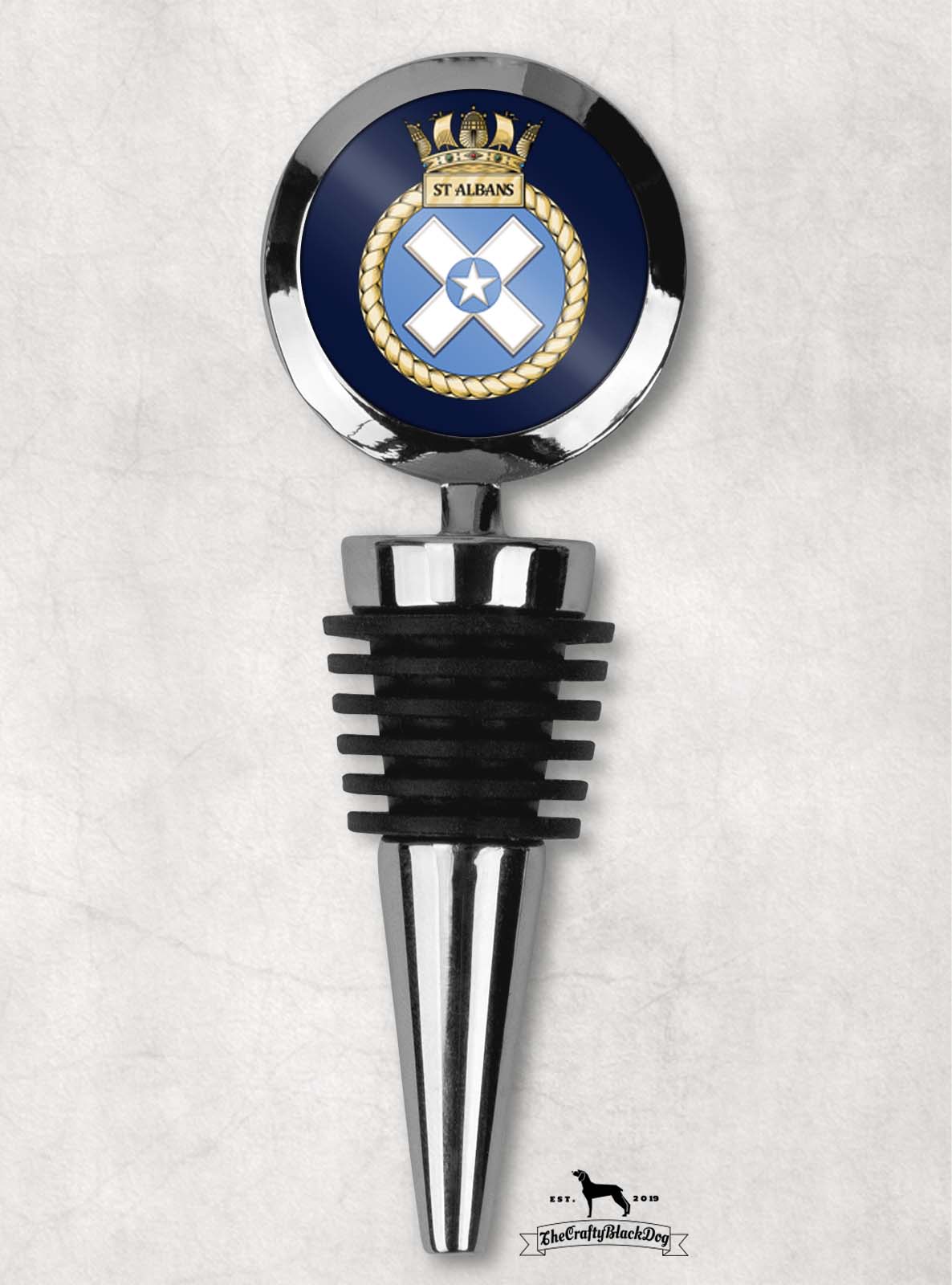 HMS St Albans - Wine Bottle Stopper