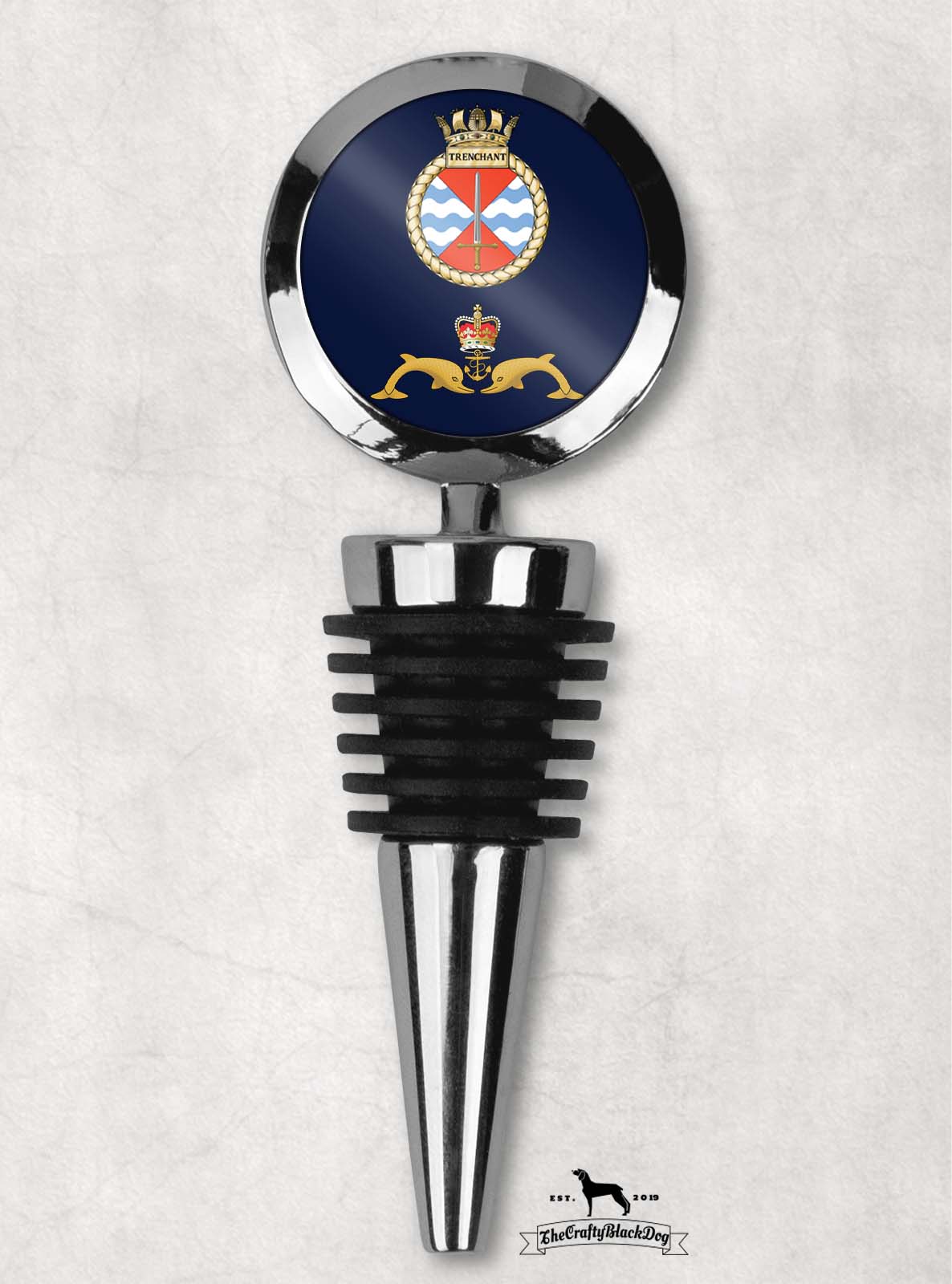 HMS Trenchant - Wine Bottle Stopper