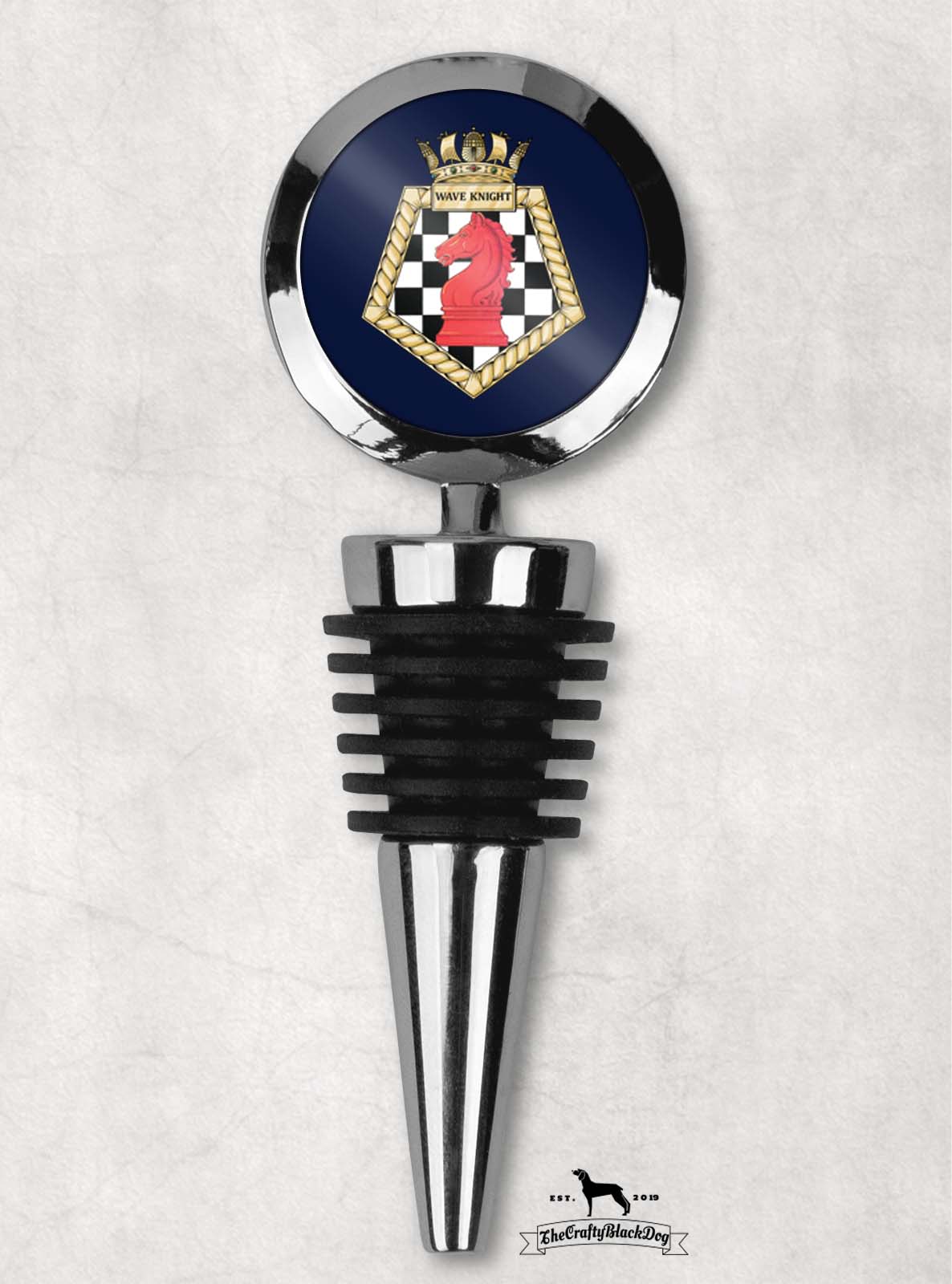 RFA Wave Knight - Wine Bottle Stopper