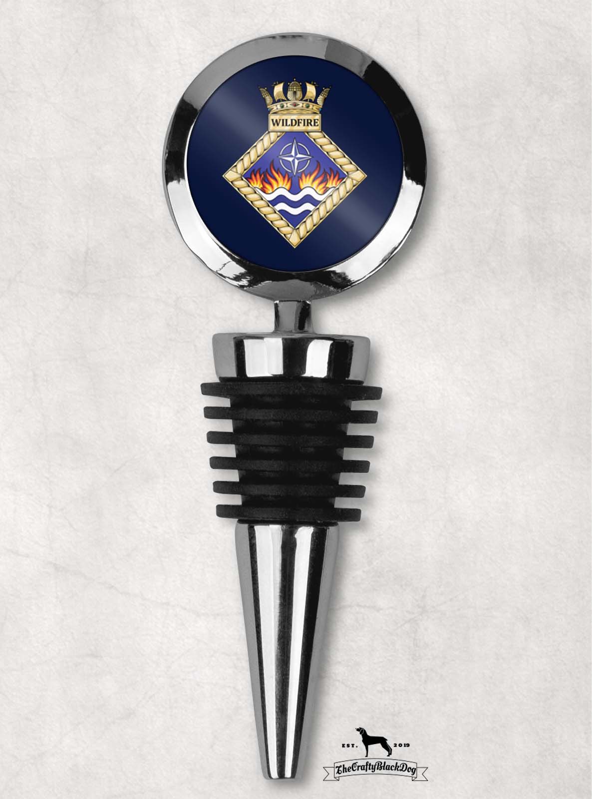 HMS Wildfire - Wine Bottle Stopper