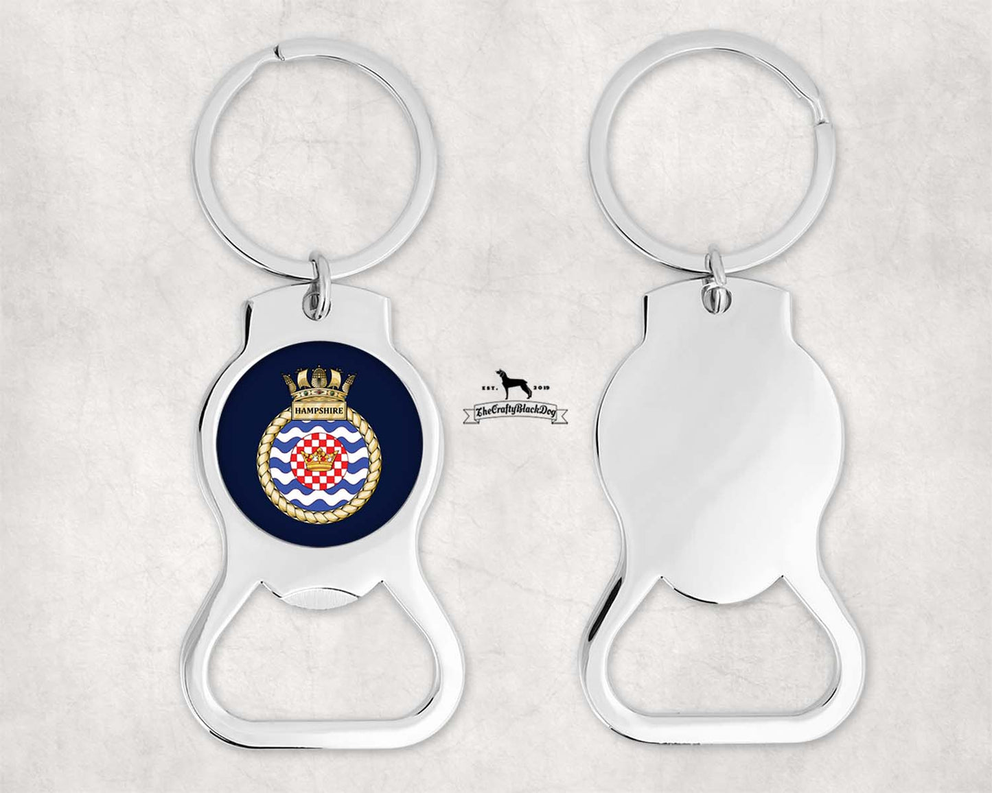 HMS Hampshire - Bottle Opener Keyring