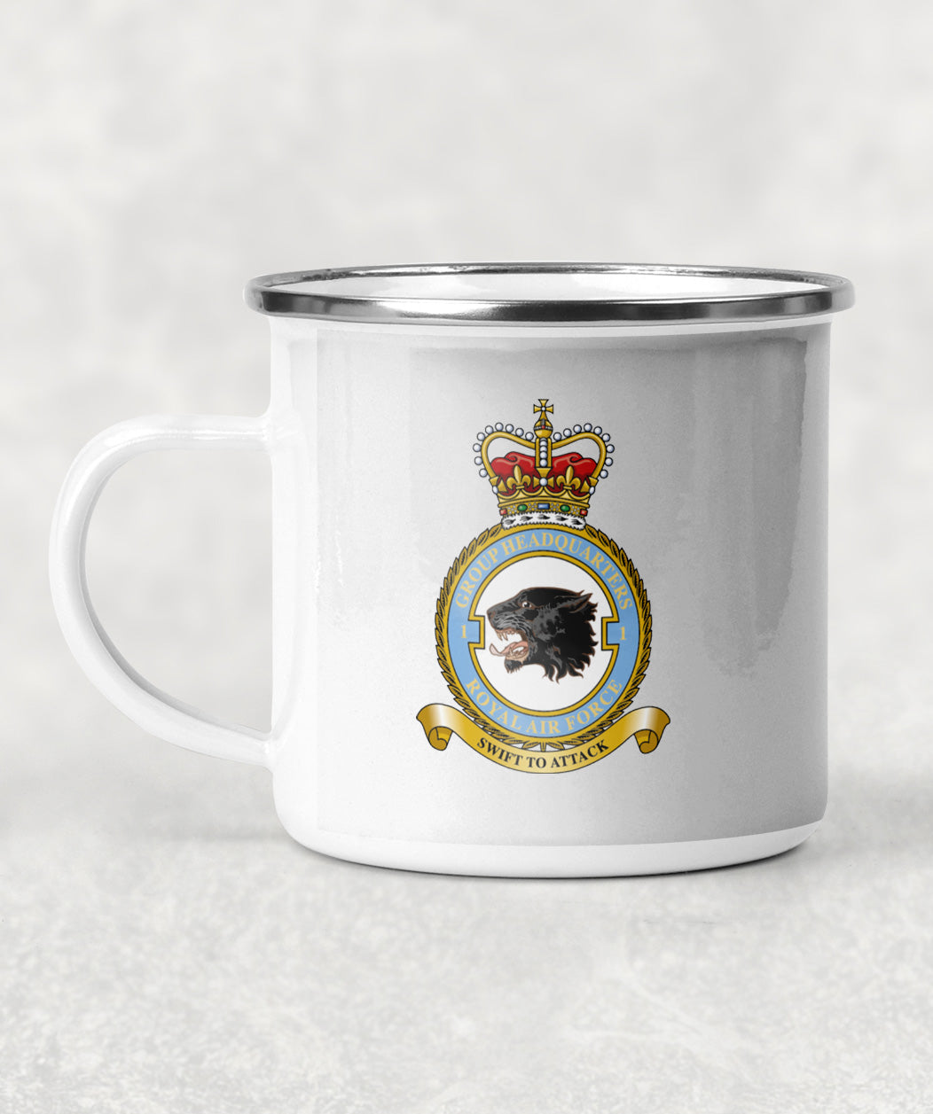 Group Headquarters No 1 Group RAF - Enamel Mug