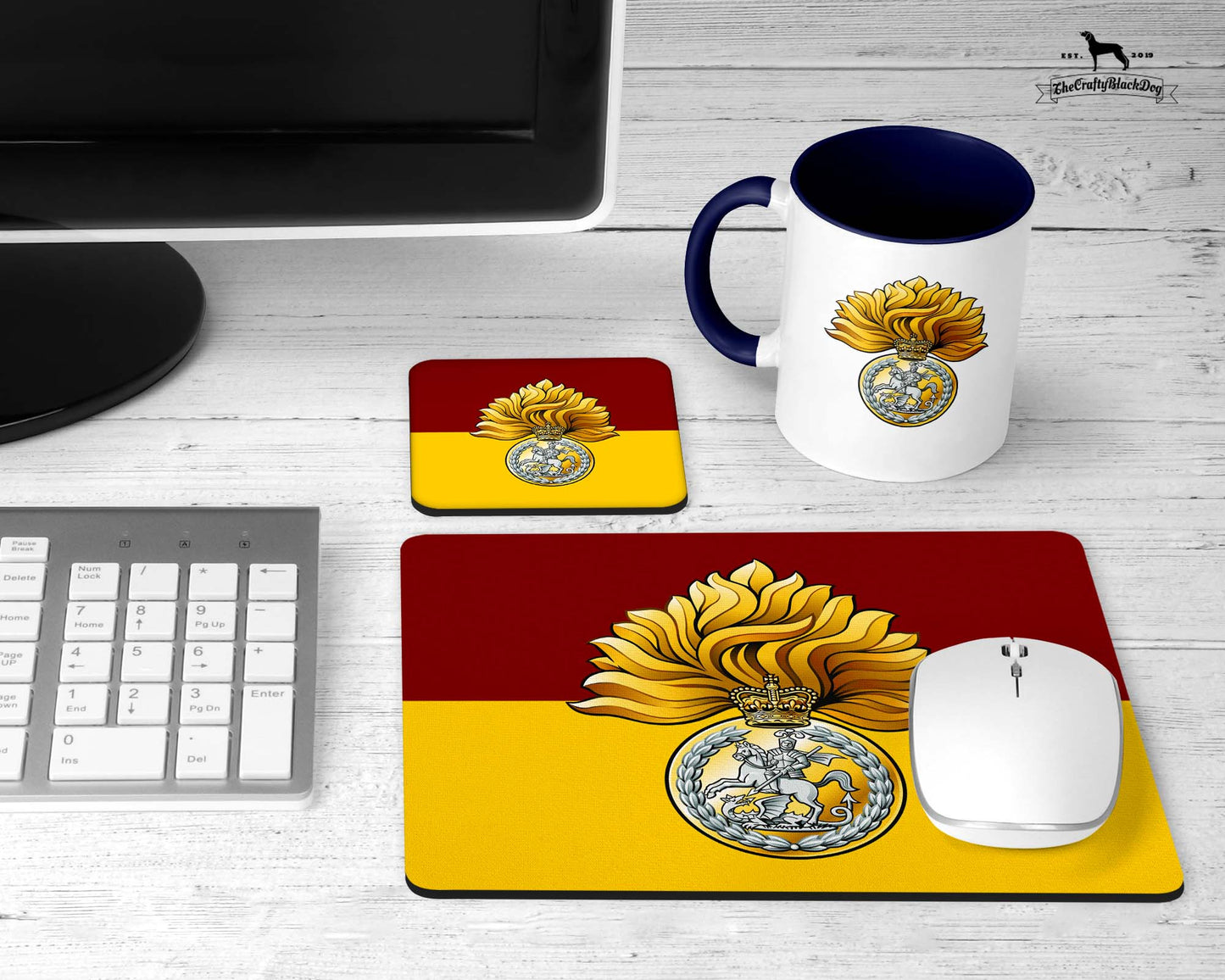 Royal Regiment of Fusiliers Crest - Office Set