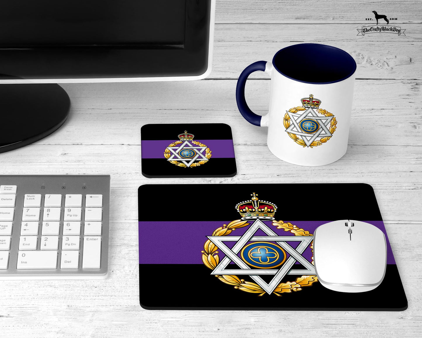 Royal Army Chaplains' Department - Office Set (New King's Crown)