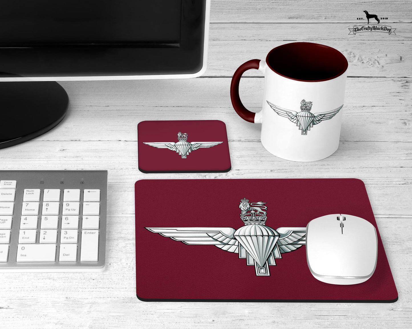 Parachute Regiment - Office Set (New King's Crown)