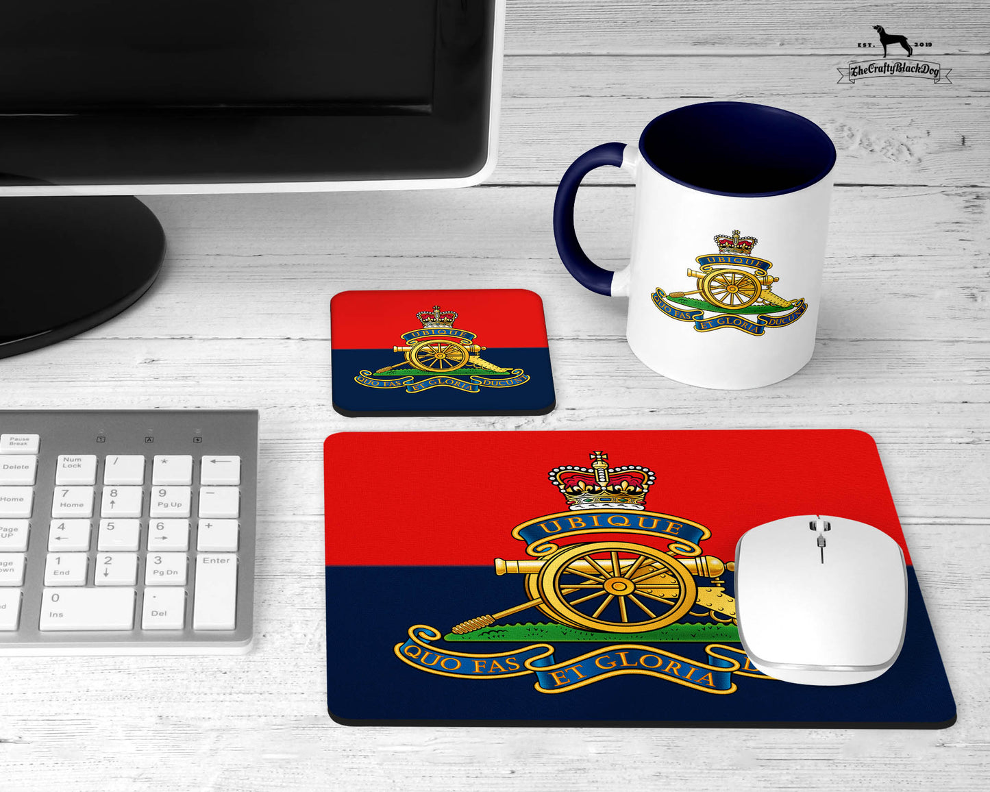 Royal Artillery - Office Set (New King's Crown)