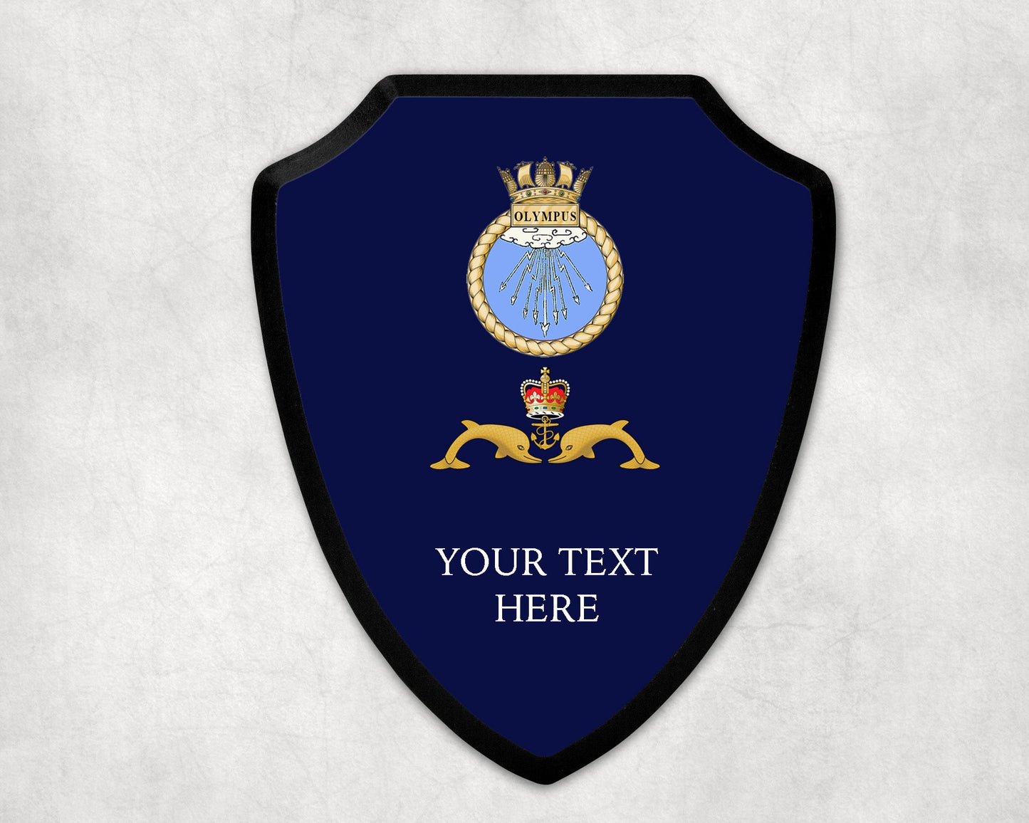 HMS Olympus - Royal Navy Printed Wall Shield