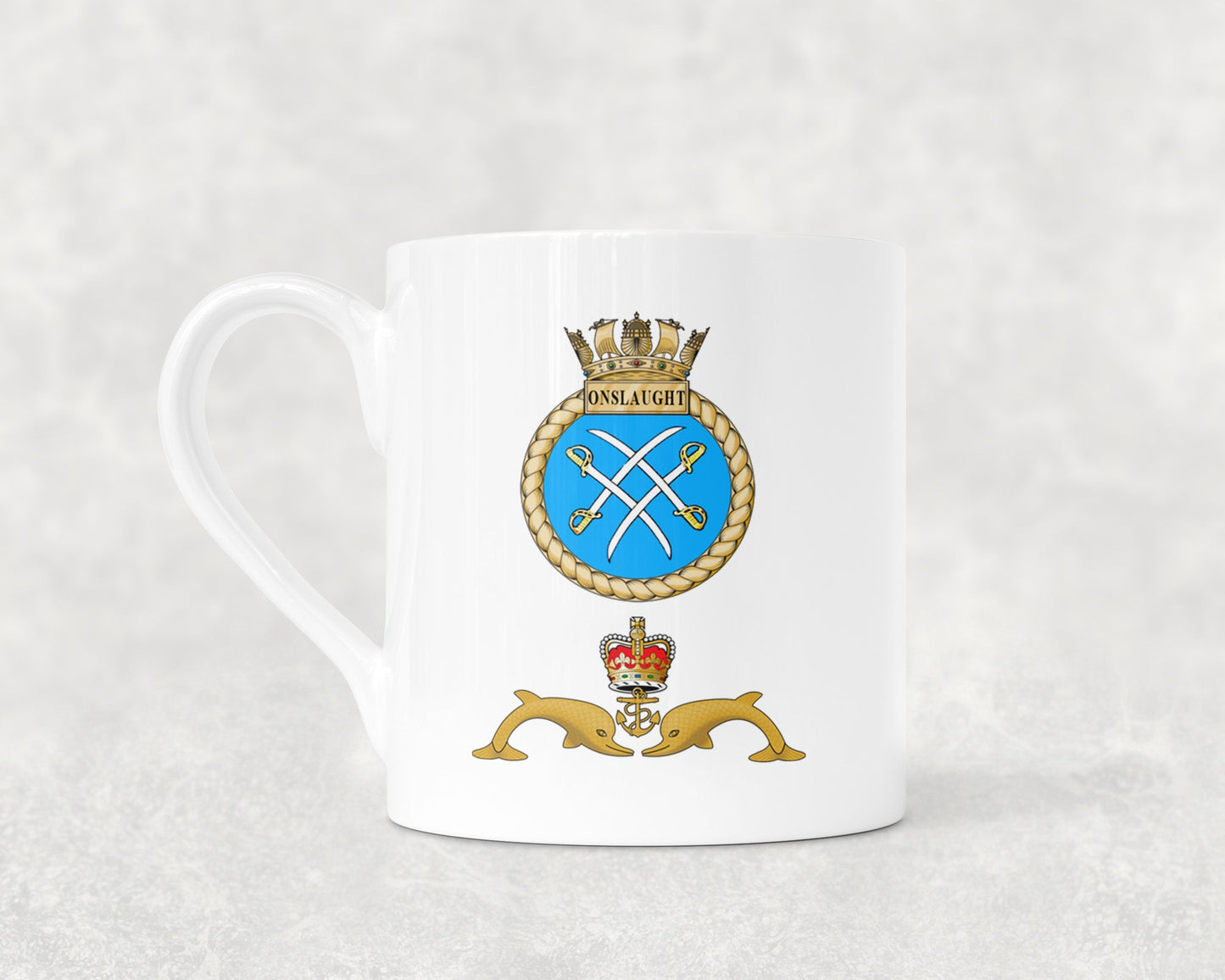 HMS Onslaught - Bone China Mug