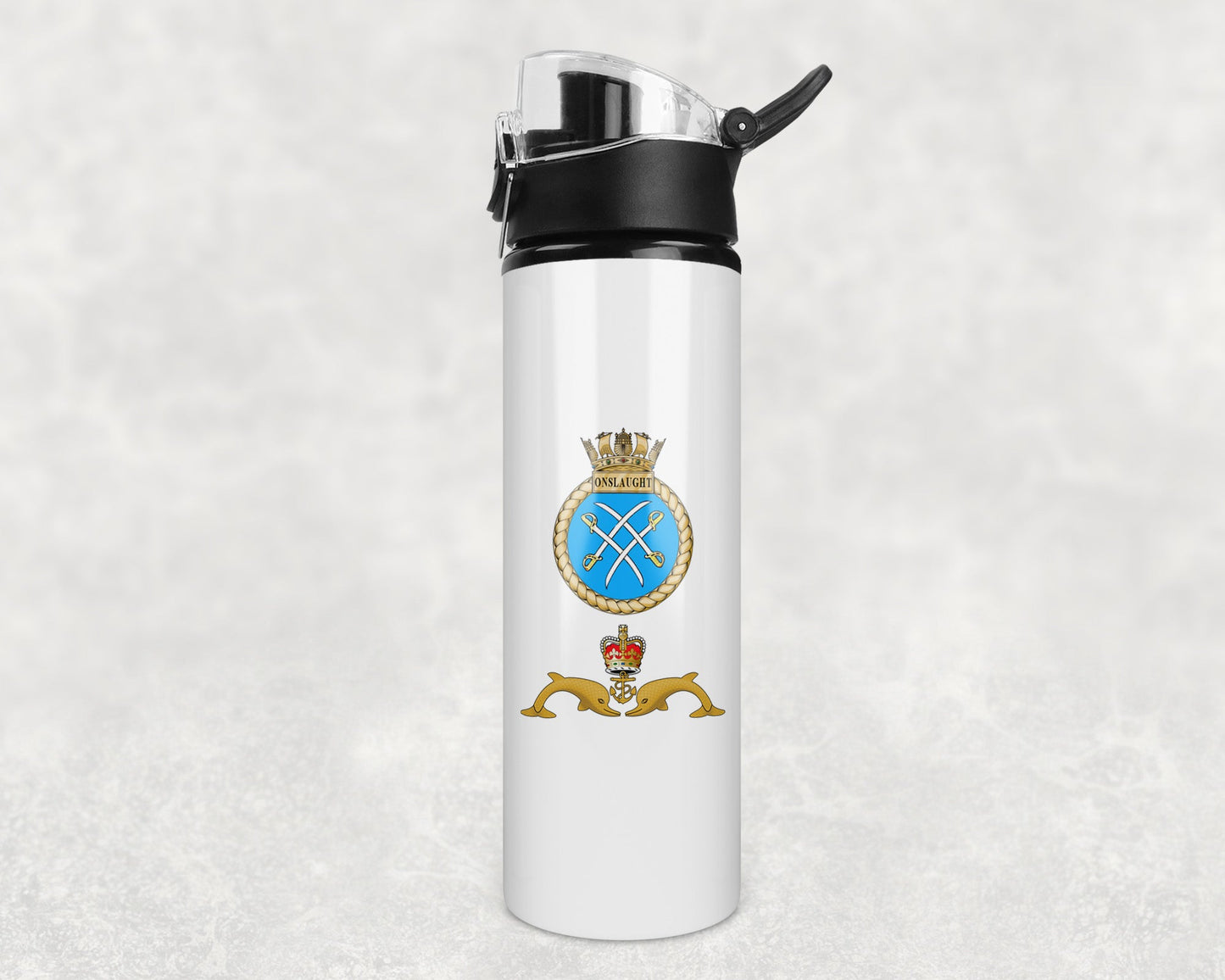 HMS Onslaught - Flip Top Water Bottle