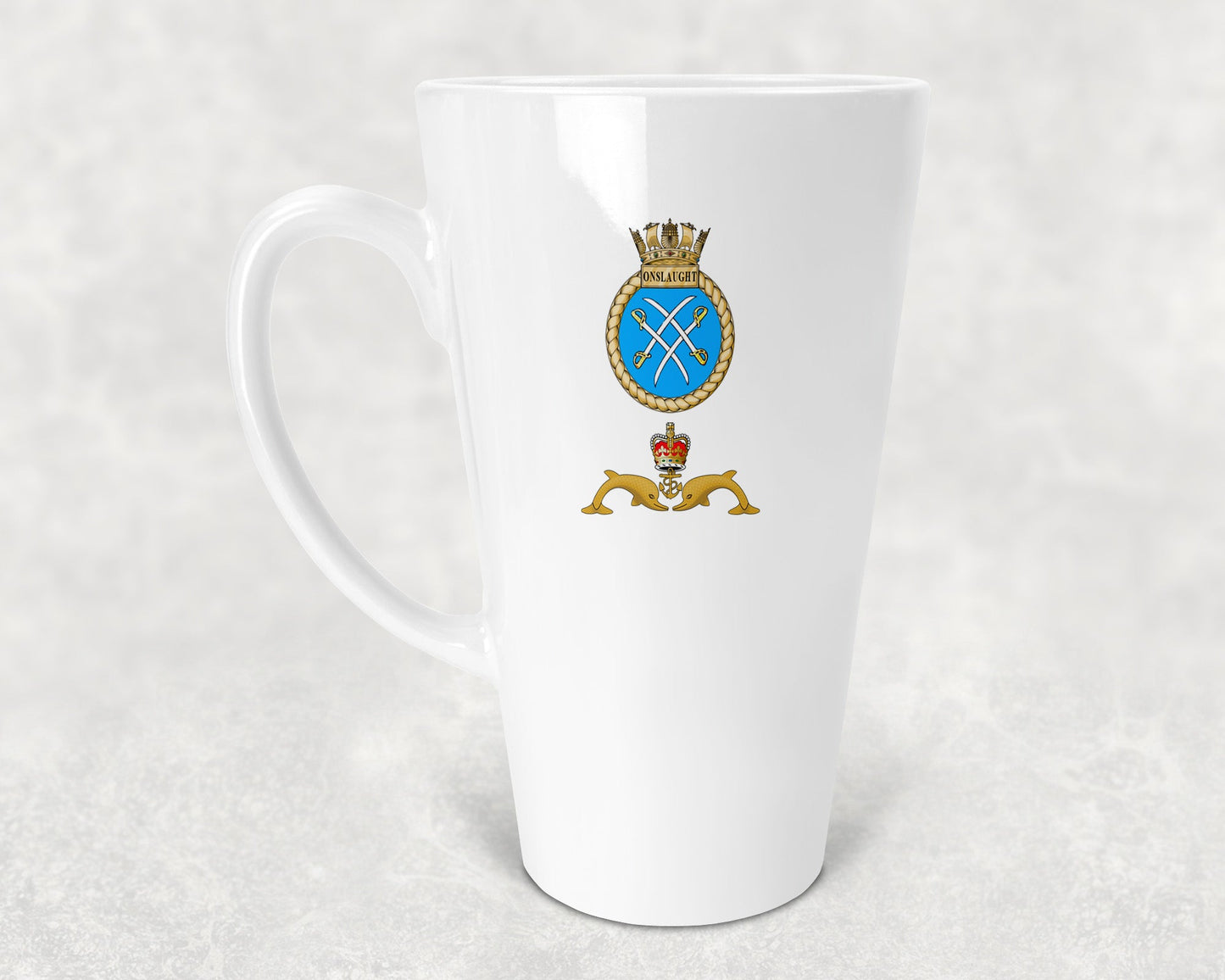 HMS Onslaught - Latte Mug 17oz