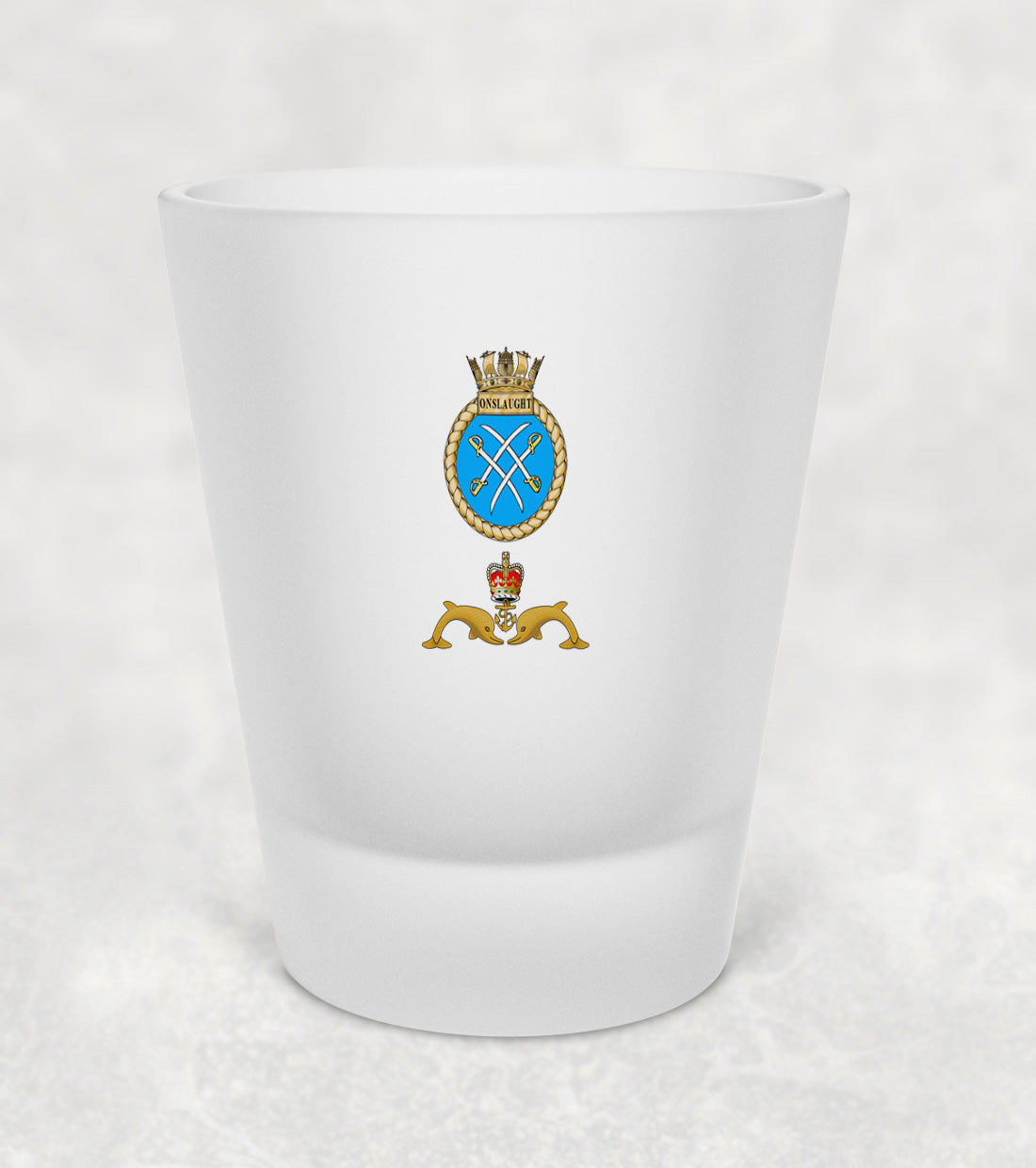 HMS Onslaught - Shot Glass