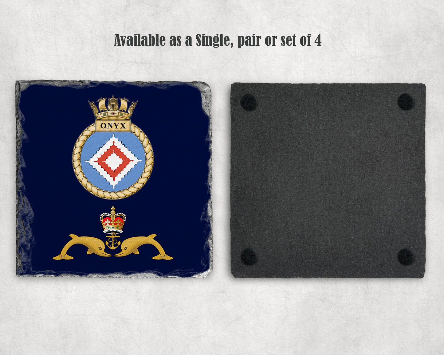 HMS Onyx - Slate Coaster