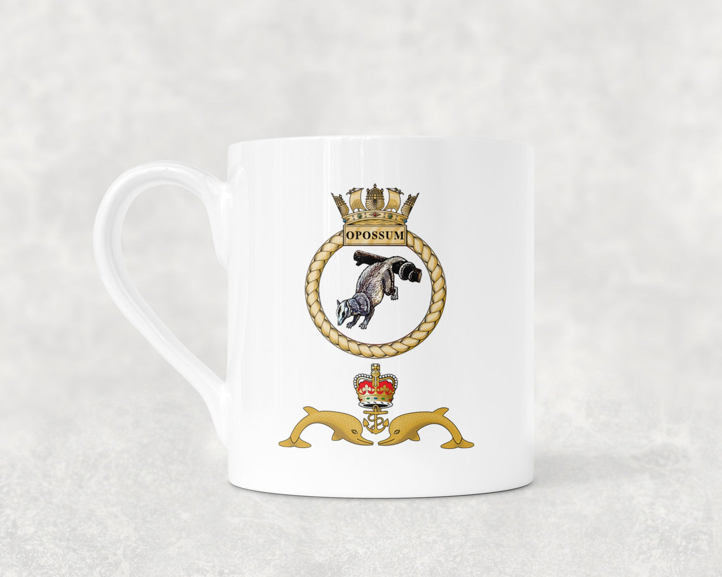 HMS Opossum - Bone China Mug