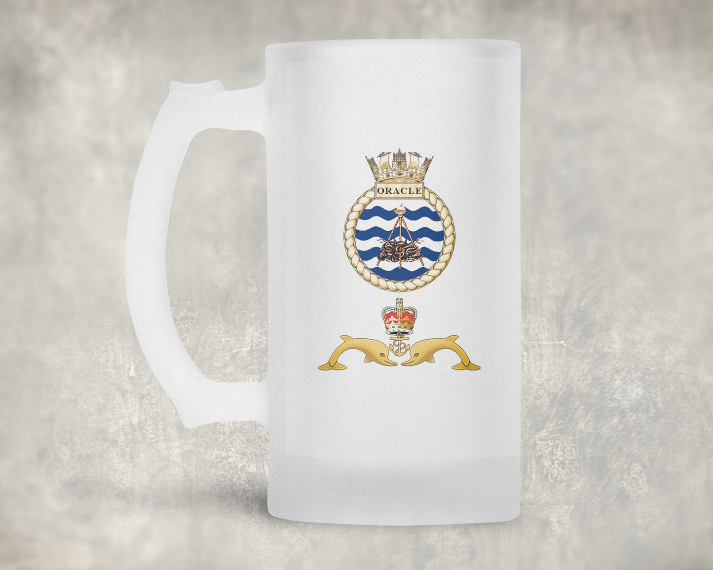 HMS Oracle - Frosted Stein/Tankard/Beer Mug - Frosted Stein/Tankard/Beer Mug