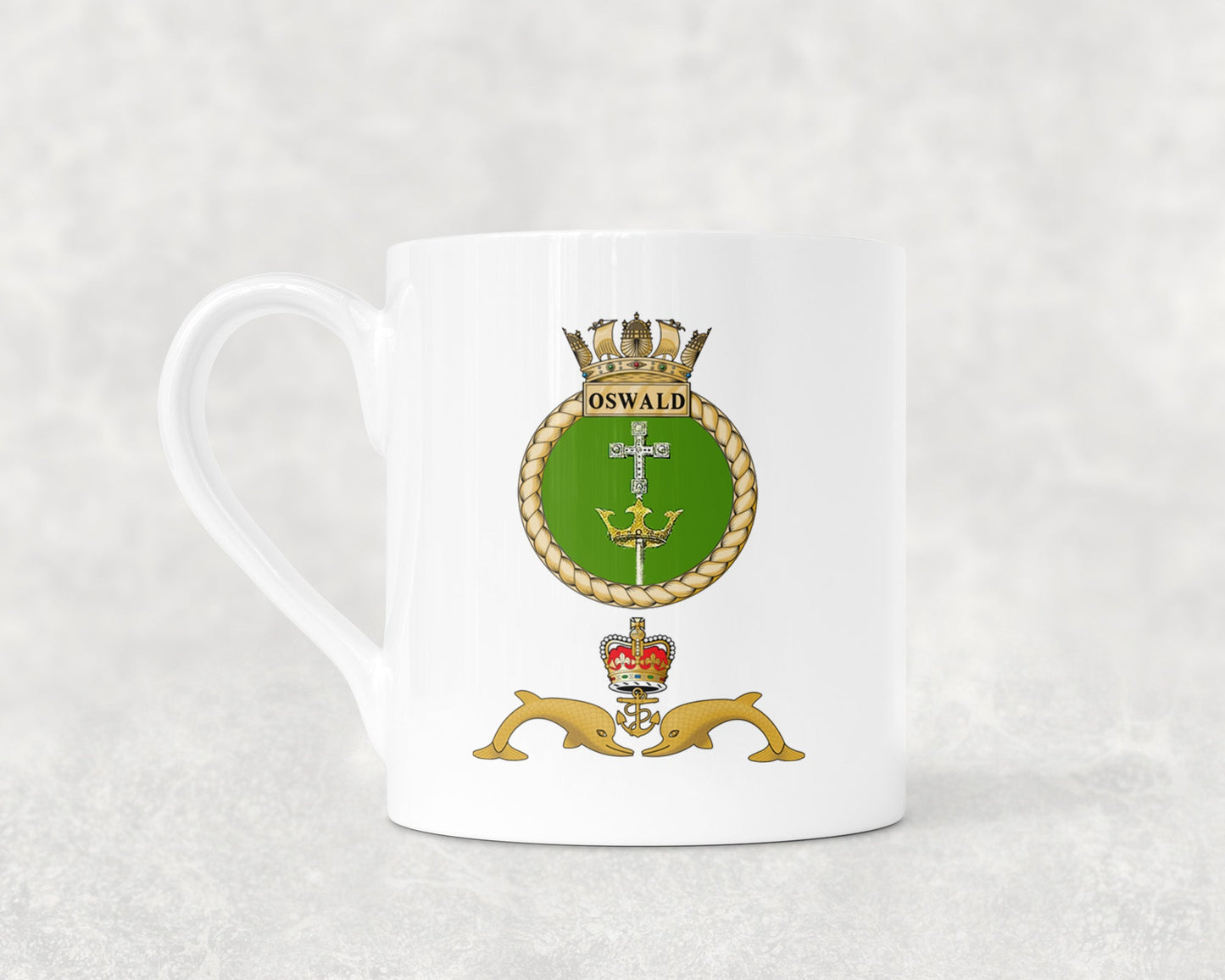HMS Oswald - Bone China Mug