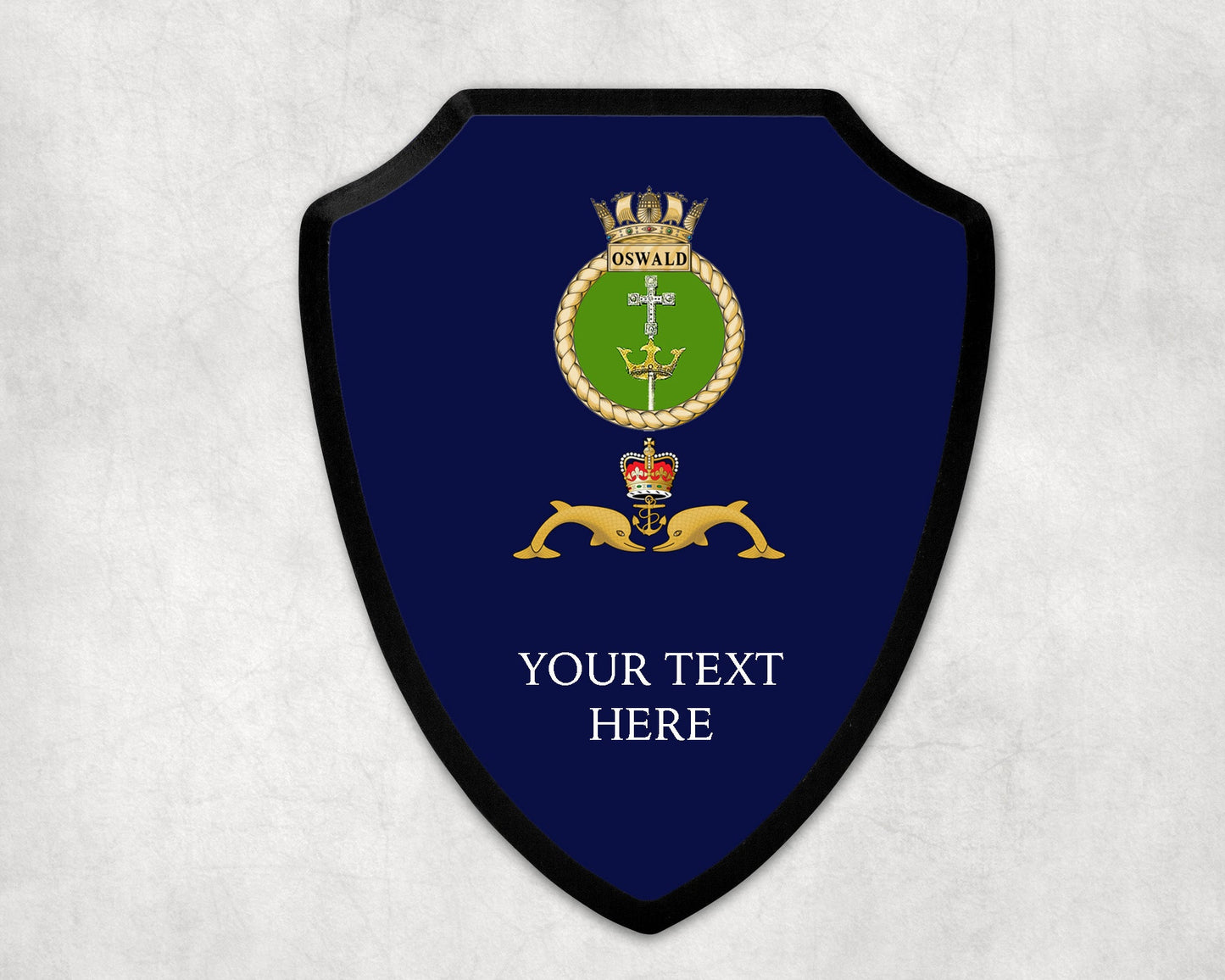 HMS Oswald - Royal Navy Printed Wall Shield