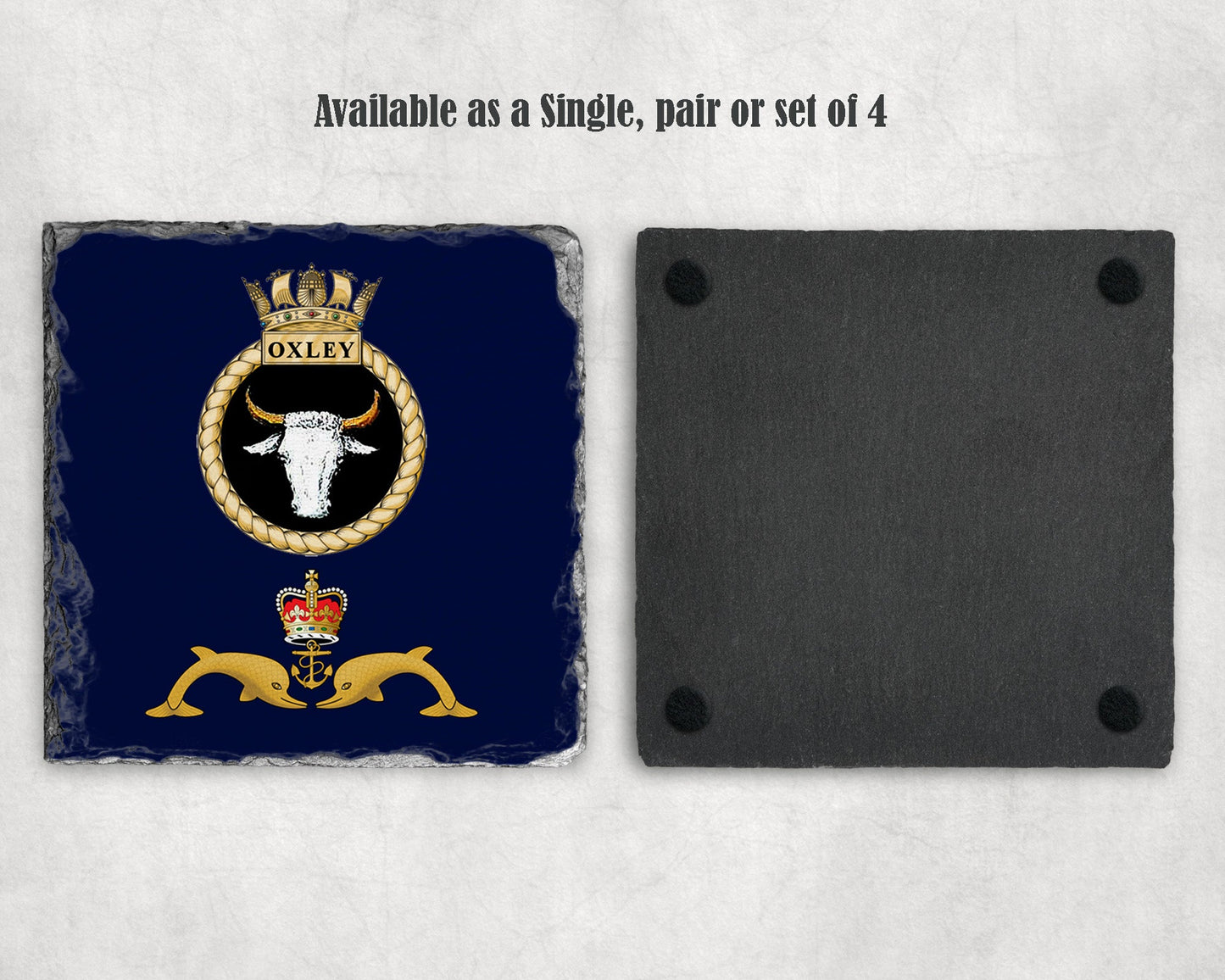 HMS Oxley - Slate Coaster