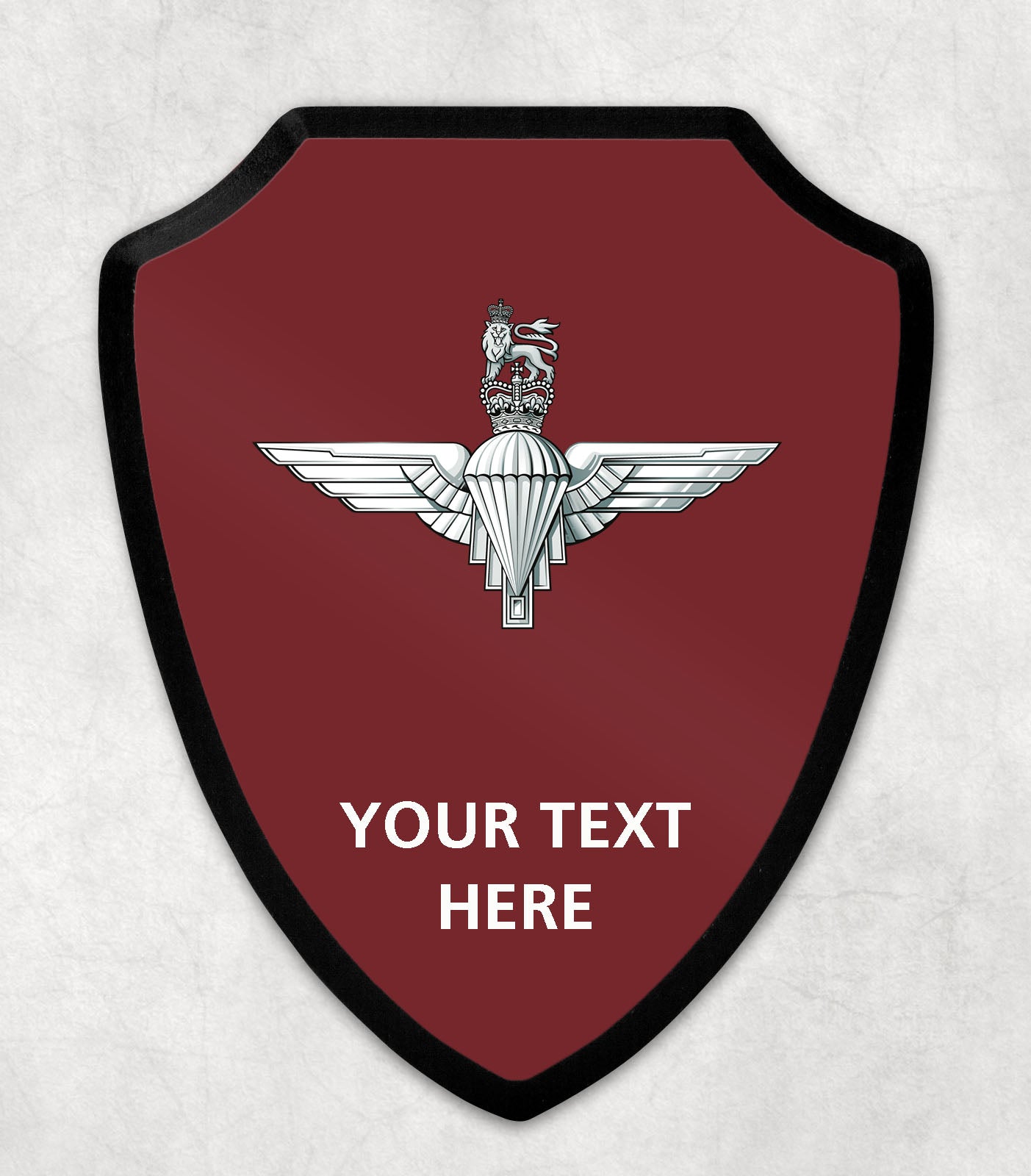 Parachute Regiment Cap Badge - Printed Wall Shield