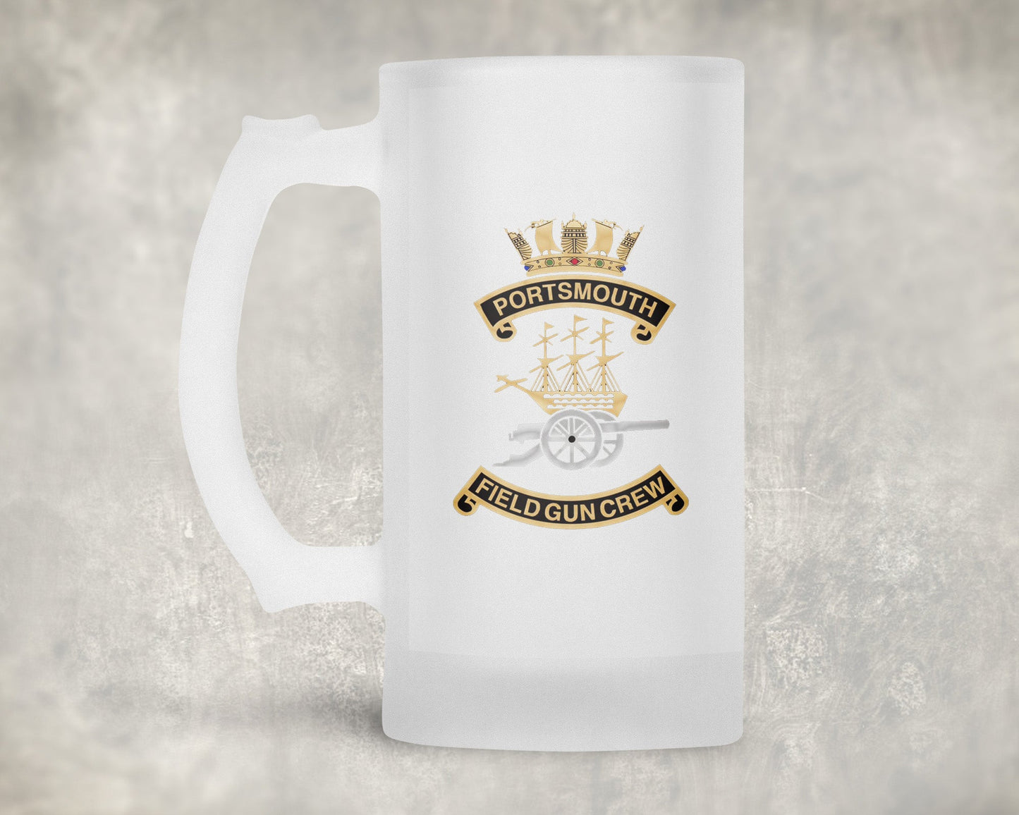 Portsmouth Field Gun Crew - Frosted Stein/Tankard/Beer Mug - Frosted Stein/Tankard/Beer Mug