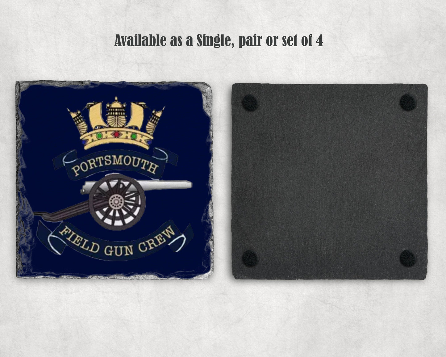 Portsmouth Field Gun Crew - Slate Coaster