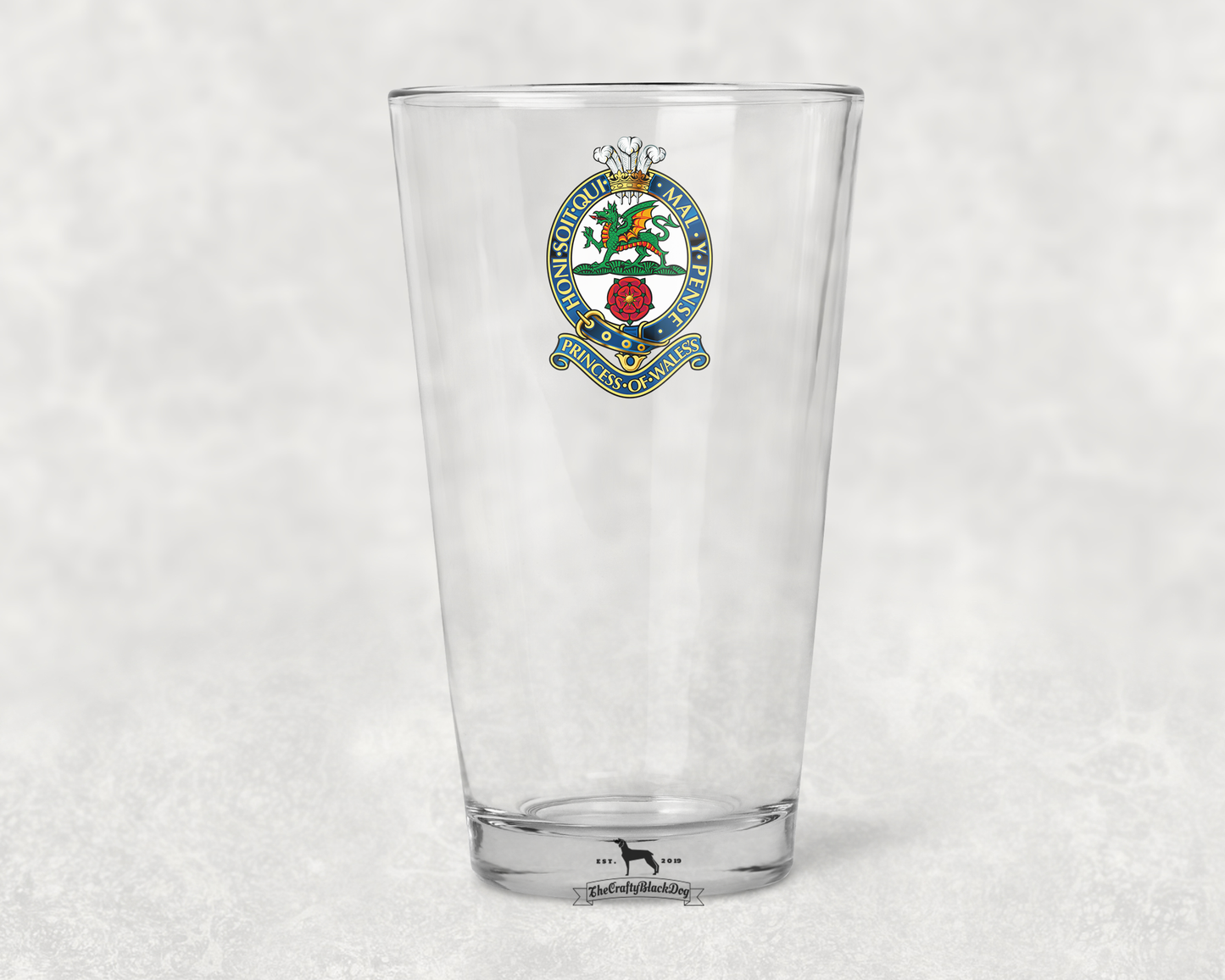 Princess of Wales's Royal Regiment - Pint Glass