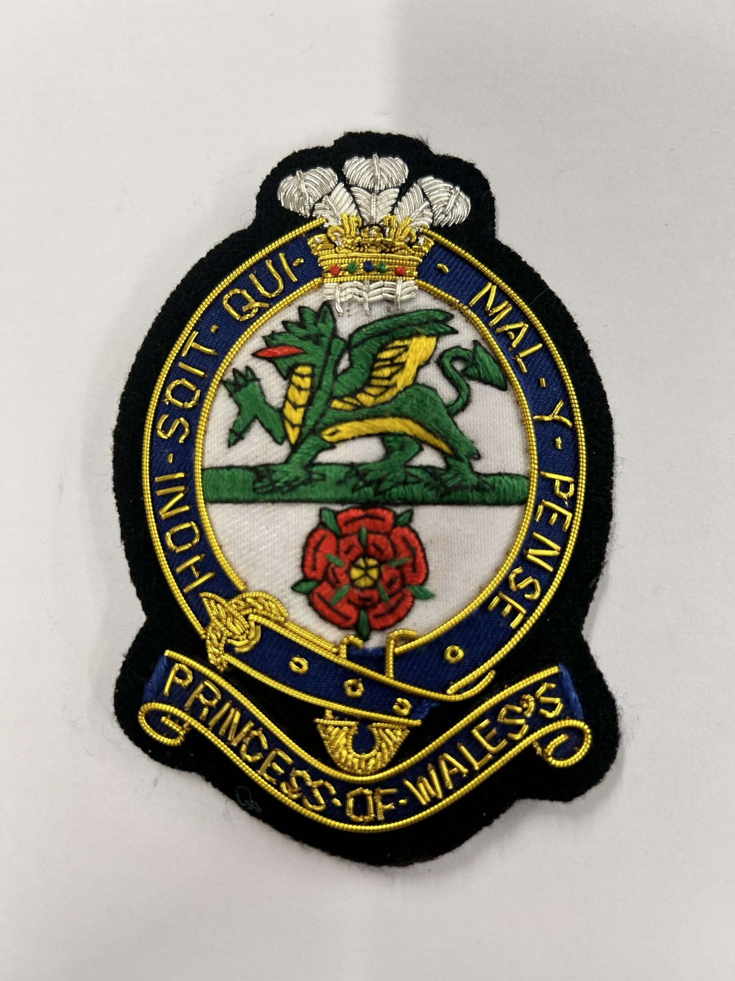 Princess of Wales's Royal Regiment - Blazer Badge