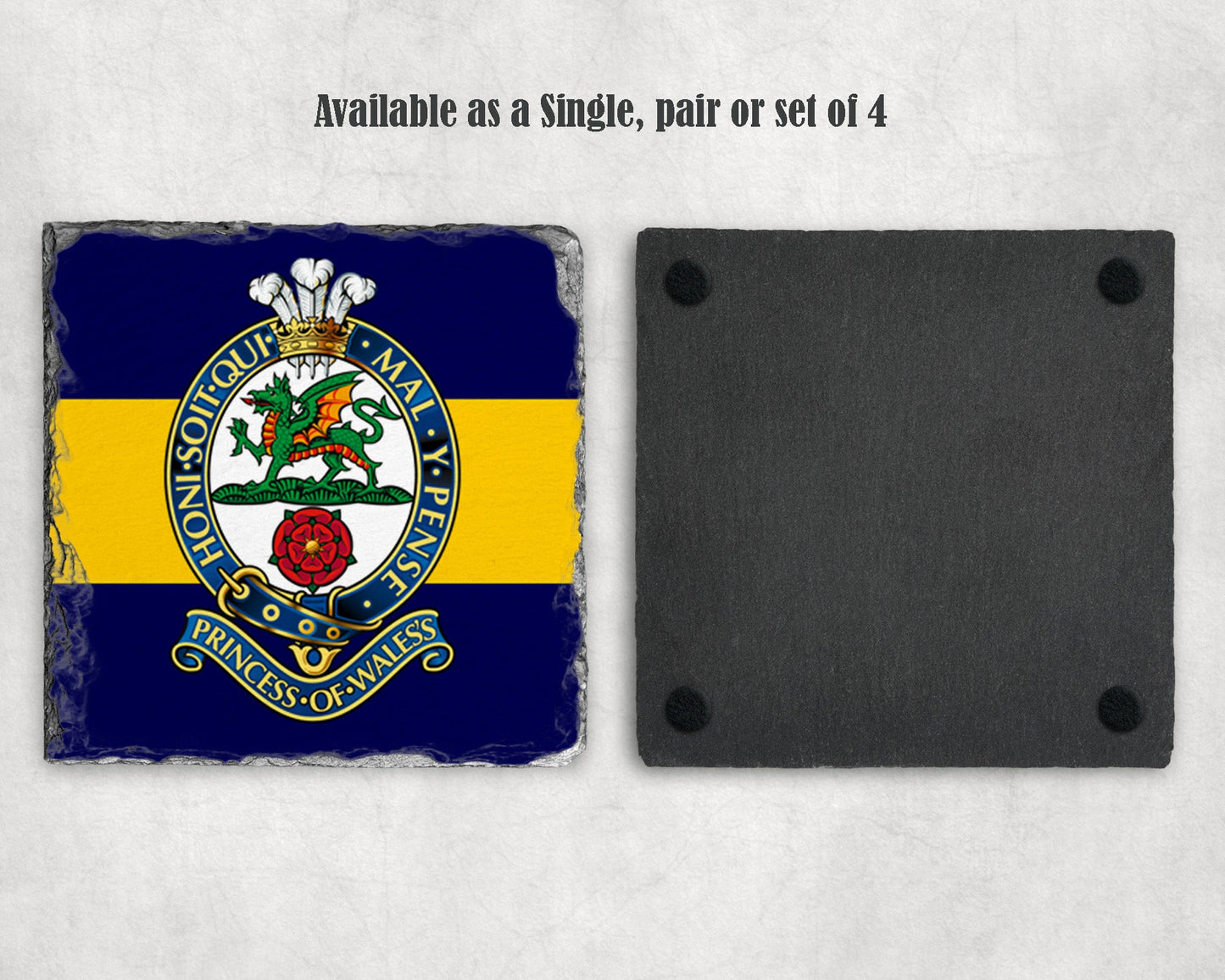 Princess of Wales's Royal RegimentÊ - Slate Coaster