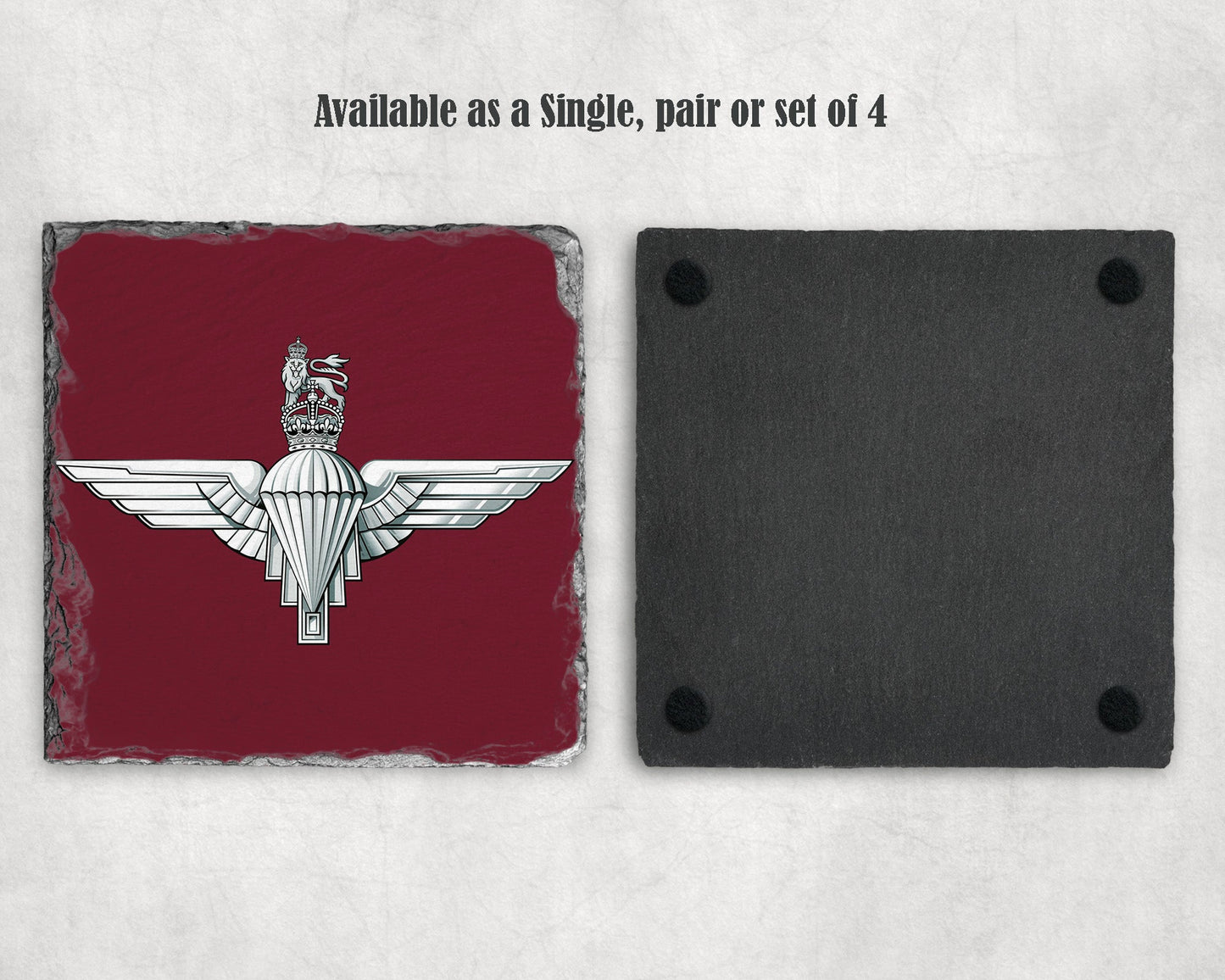 Parachute Regiment KC - Slate Coaster