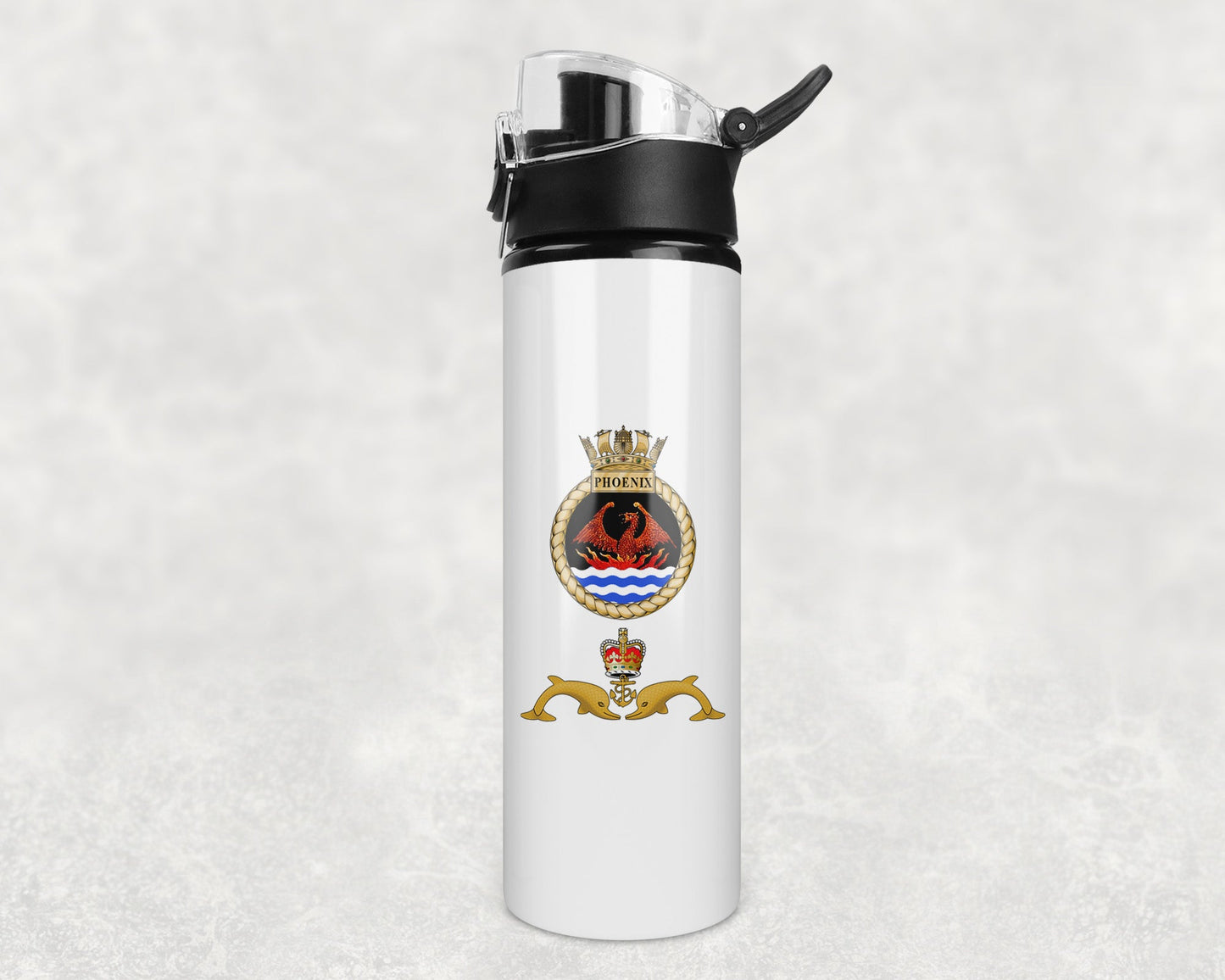 HMS Phoenix - Flip Top Water Bottle
